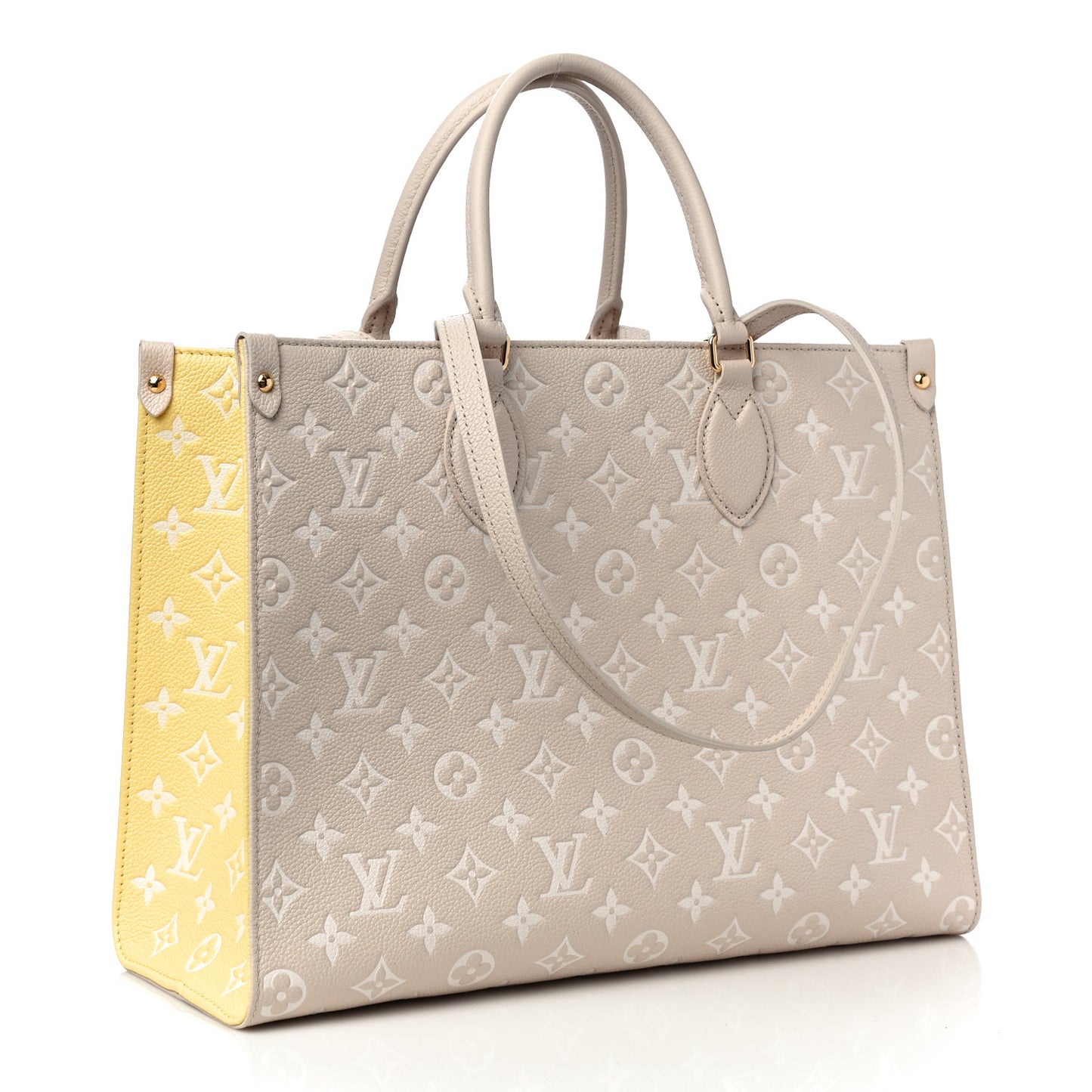 Empreinte Monogram Spring In The City Onthego MM Beige Pink Yellow