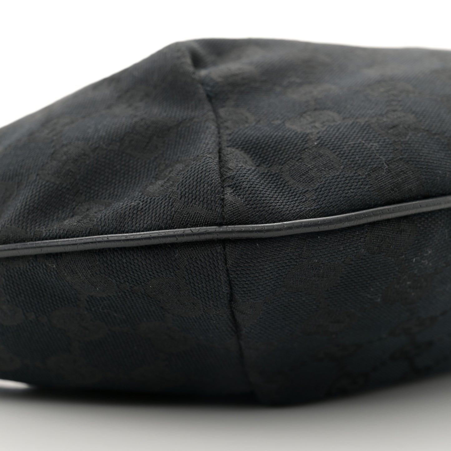 Monogram Medium Half Moon Hobo Black