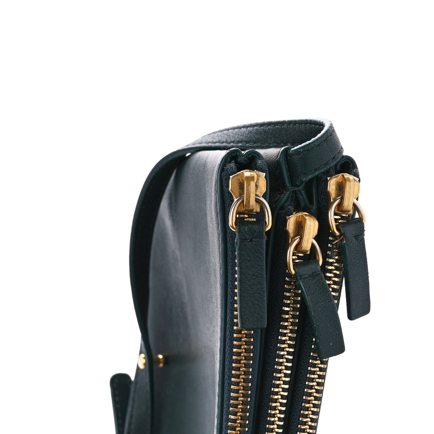 Lambskin Small Trio Crossbody Bag Amazone