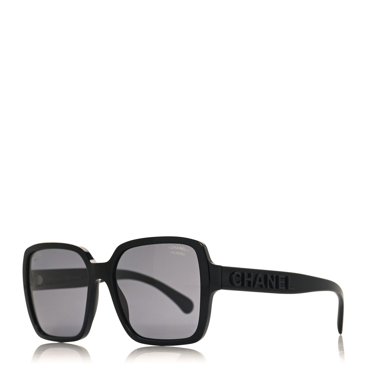 Acetate Square Sunglasses 5408 Black