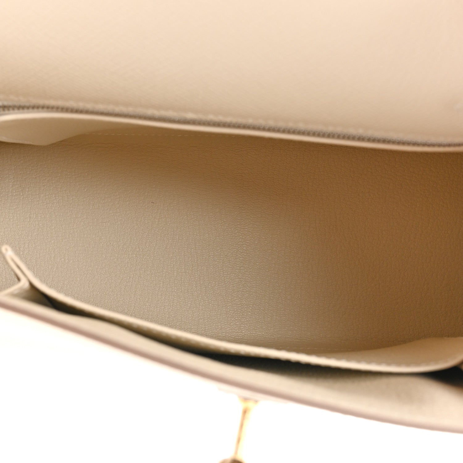 Hermes Epsom Kelly Sellier 25 Craie 5 of 13