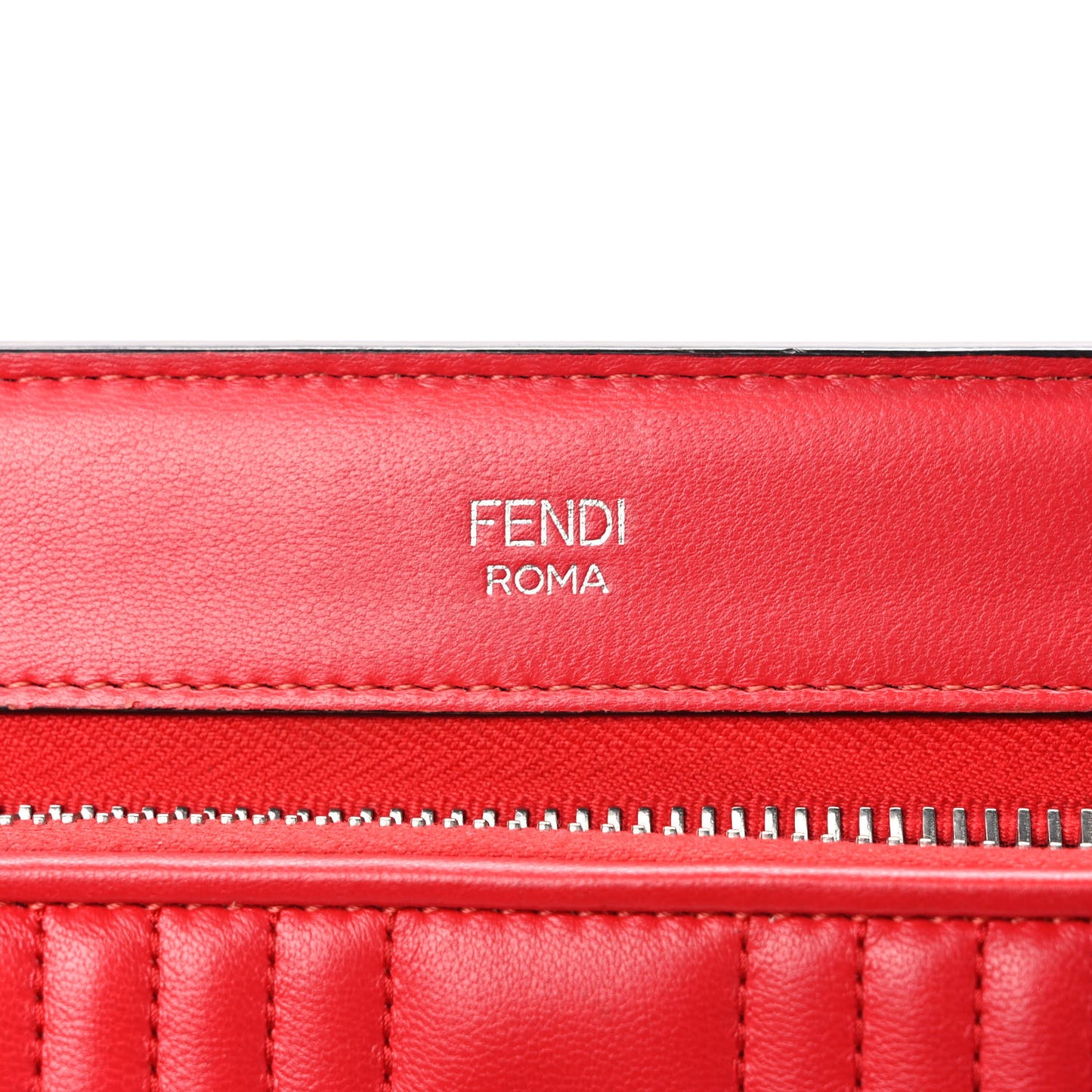 Shiny Nappa Trapuntata Small DotCom Click Chain Satchel Rojo