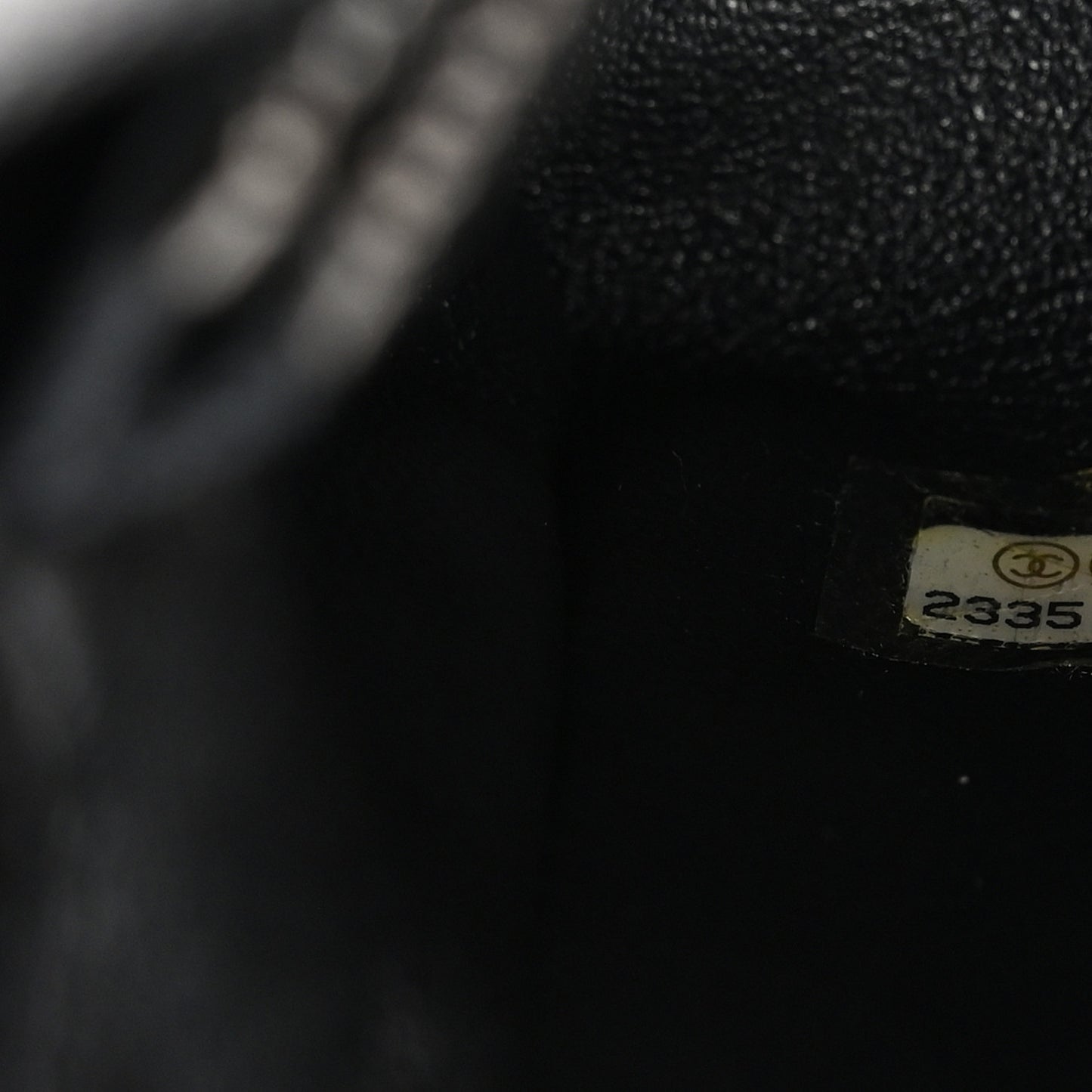 Caviar Lizard Embossed Quilted Small Coco Handle Flap Black