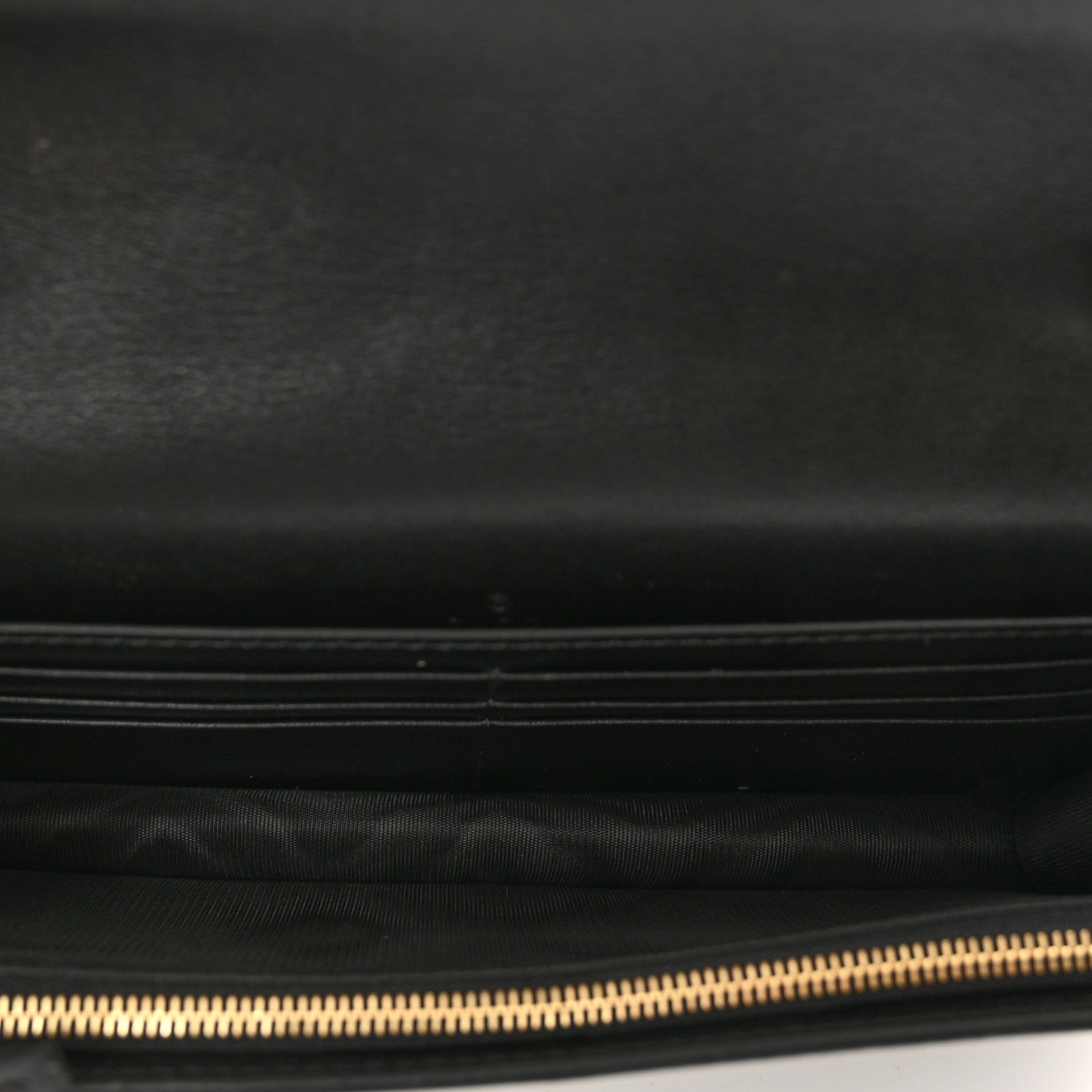 Gucci Calfskin GG Matelasse Chain Wallet Black 6 of 9