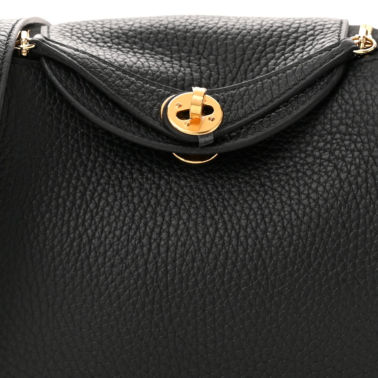Hermes Taurillon Clemence Mini Lindy 20 Black 8 of 11