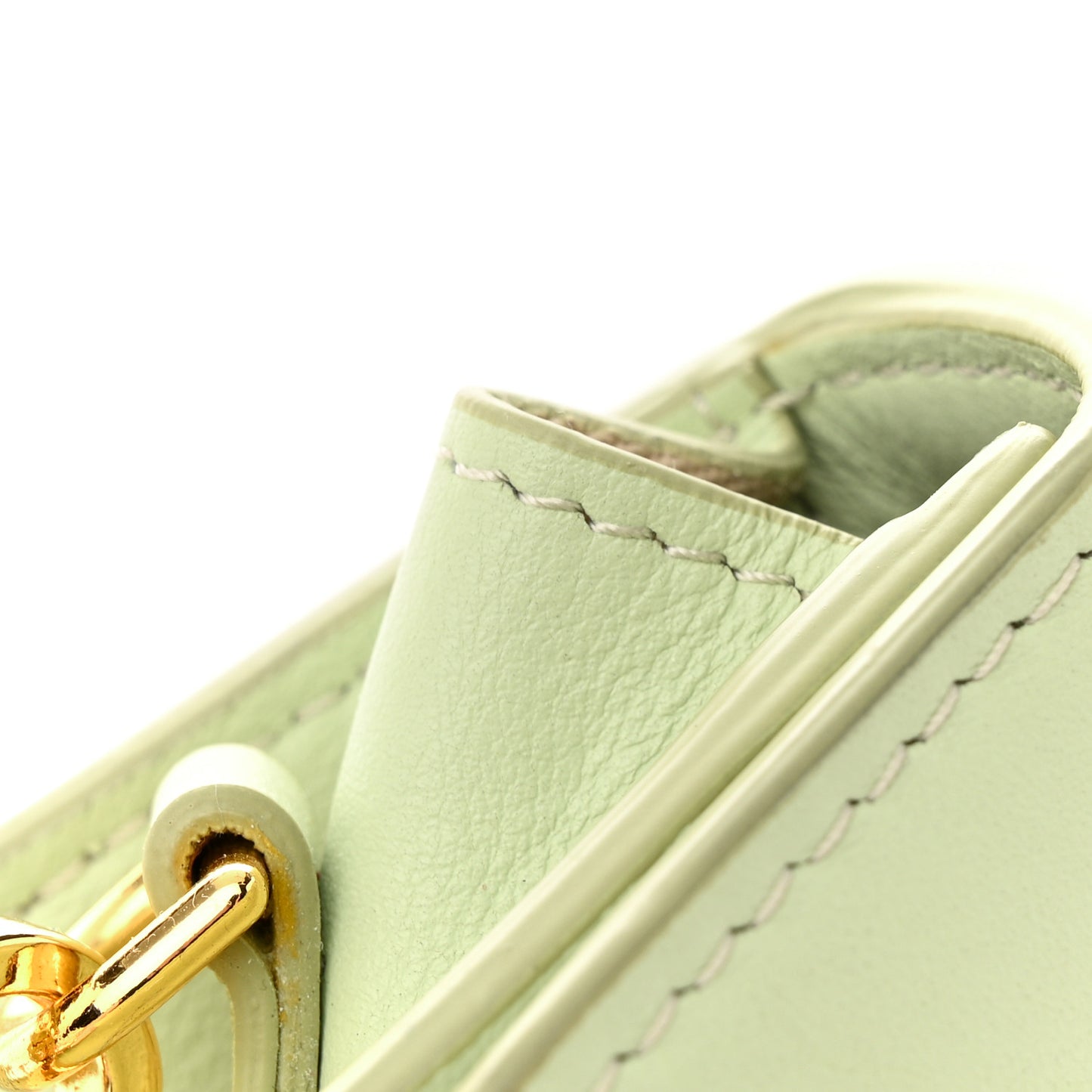 Smooth Calfskin Le Bambino Light Green