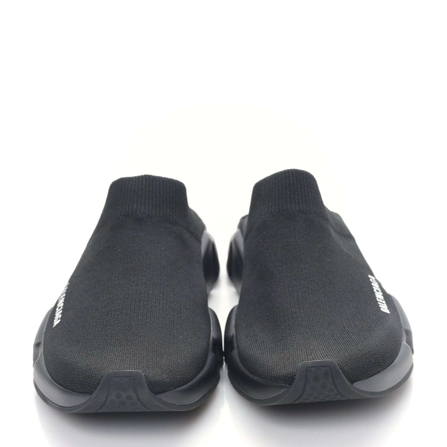 Neoprene Knit Womens Speed Sneakers Mules 44 Black