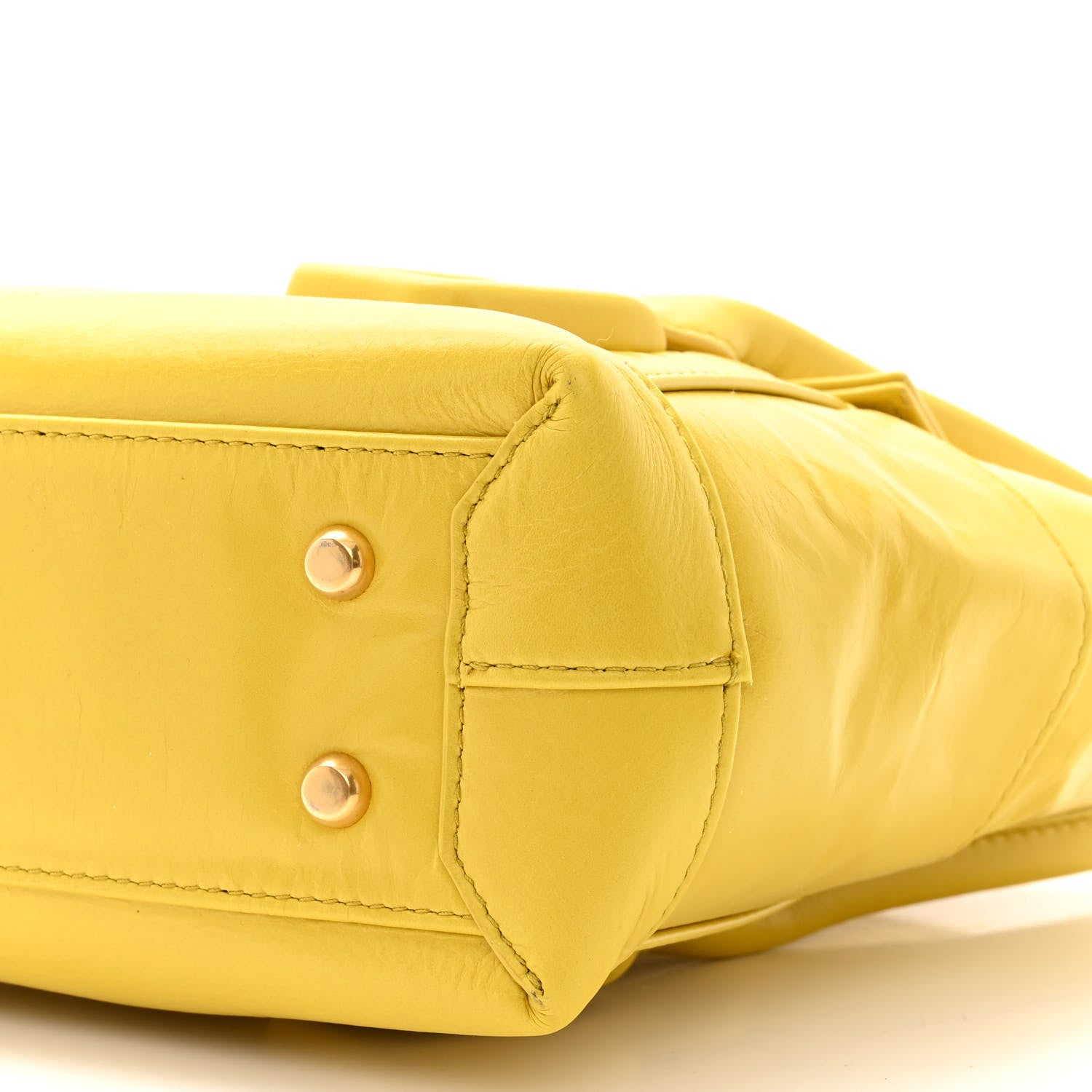 Bottega Veneta Paper Calfskin Maxi Intrecciato Small Arco Mirabelle 10 of 10