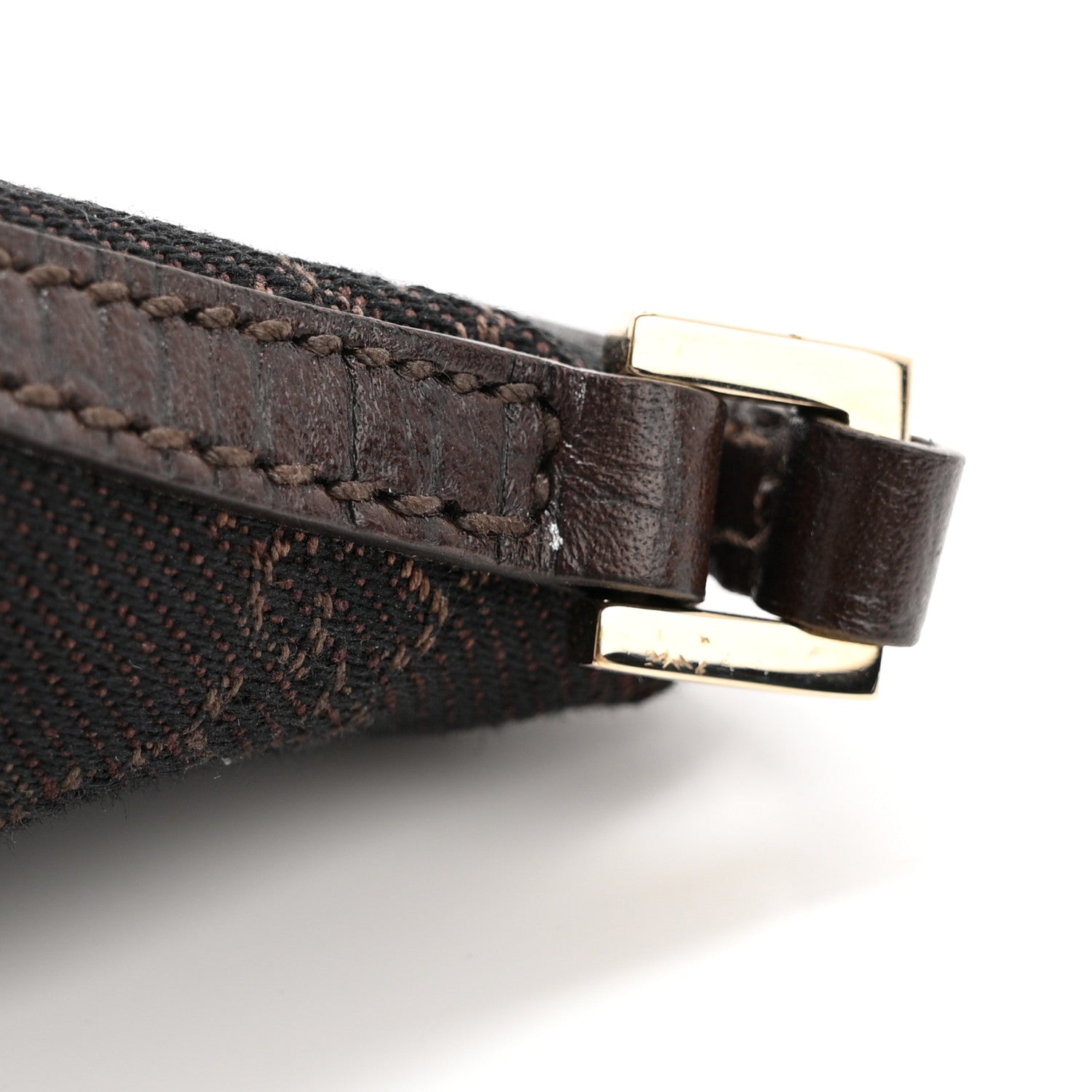 Gucci Monogram Boat Pochette Dark Brown 8 of 13