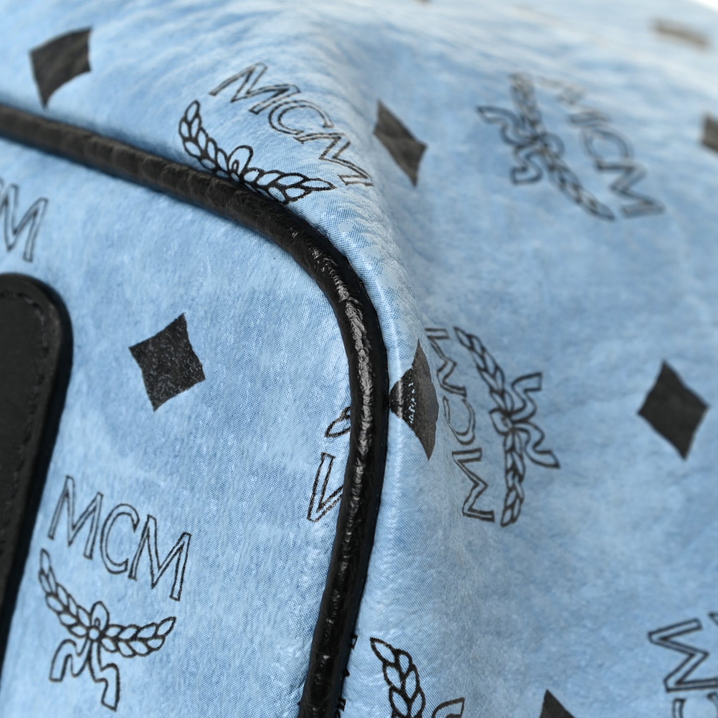 Visetos Medium Project Reversible Shopper Tote Munich Blue