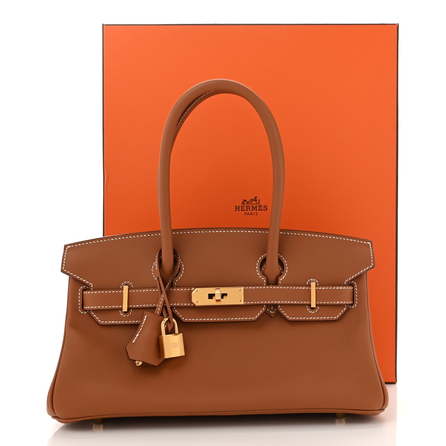 Evercolor Shoulder Birkin Light 29 Gold