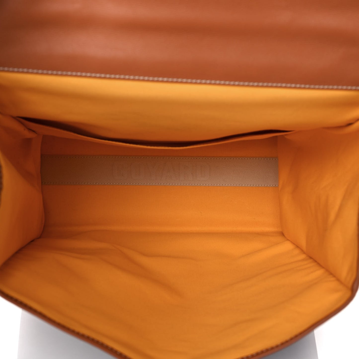 Goyardine Saint Leger Soft Briefcase Backpack Black Gold