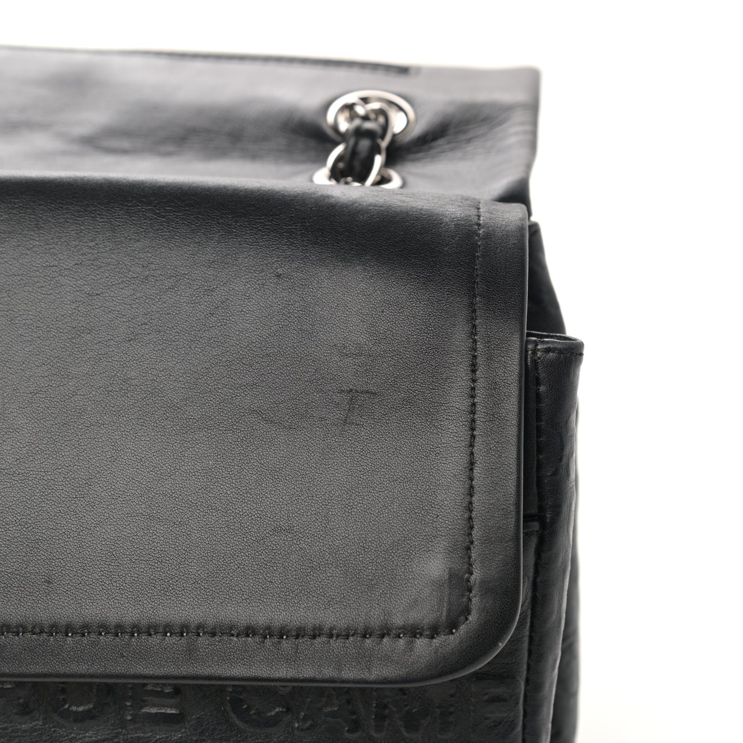 Calfskin Unlimited Jumbo Double Flap Black