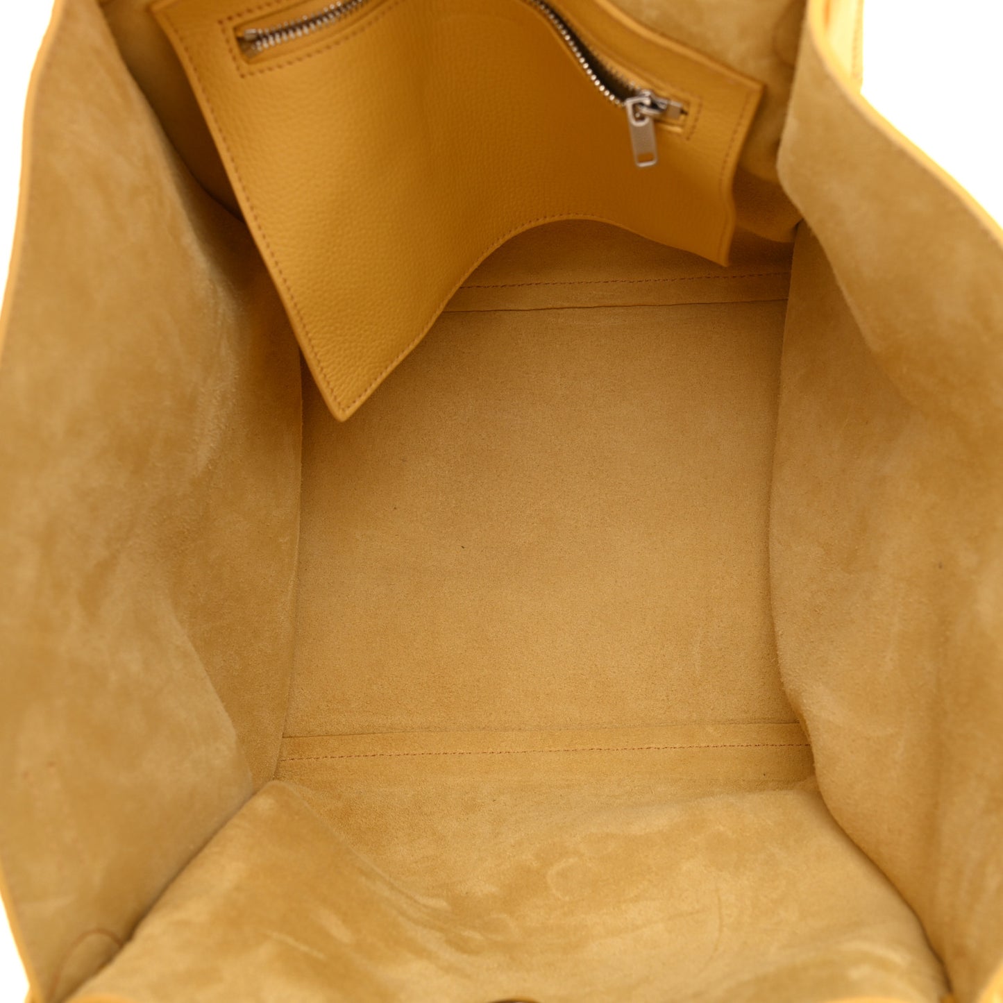 Supple Grained Calfskin Small Big Bag Sunflower