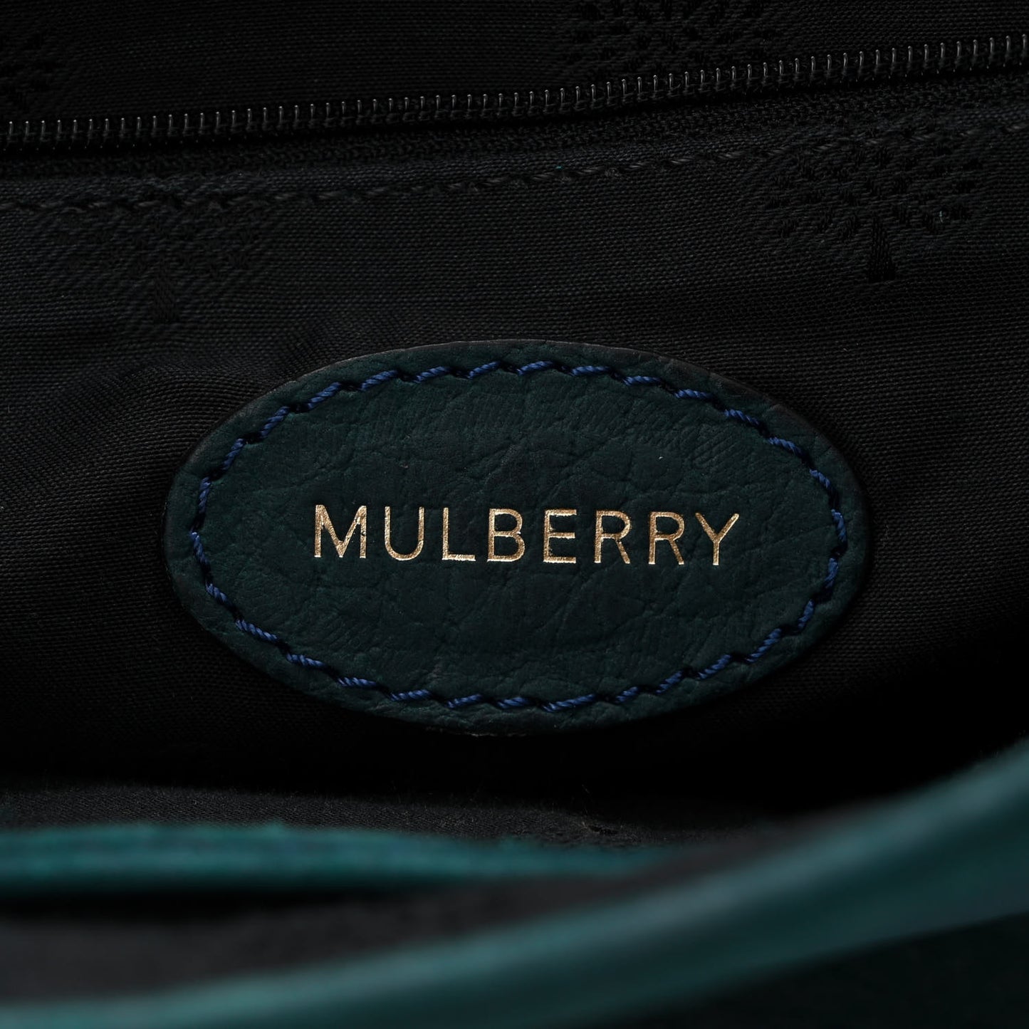 Shrunken Calfskin Medium Bryn Petrol