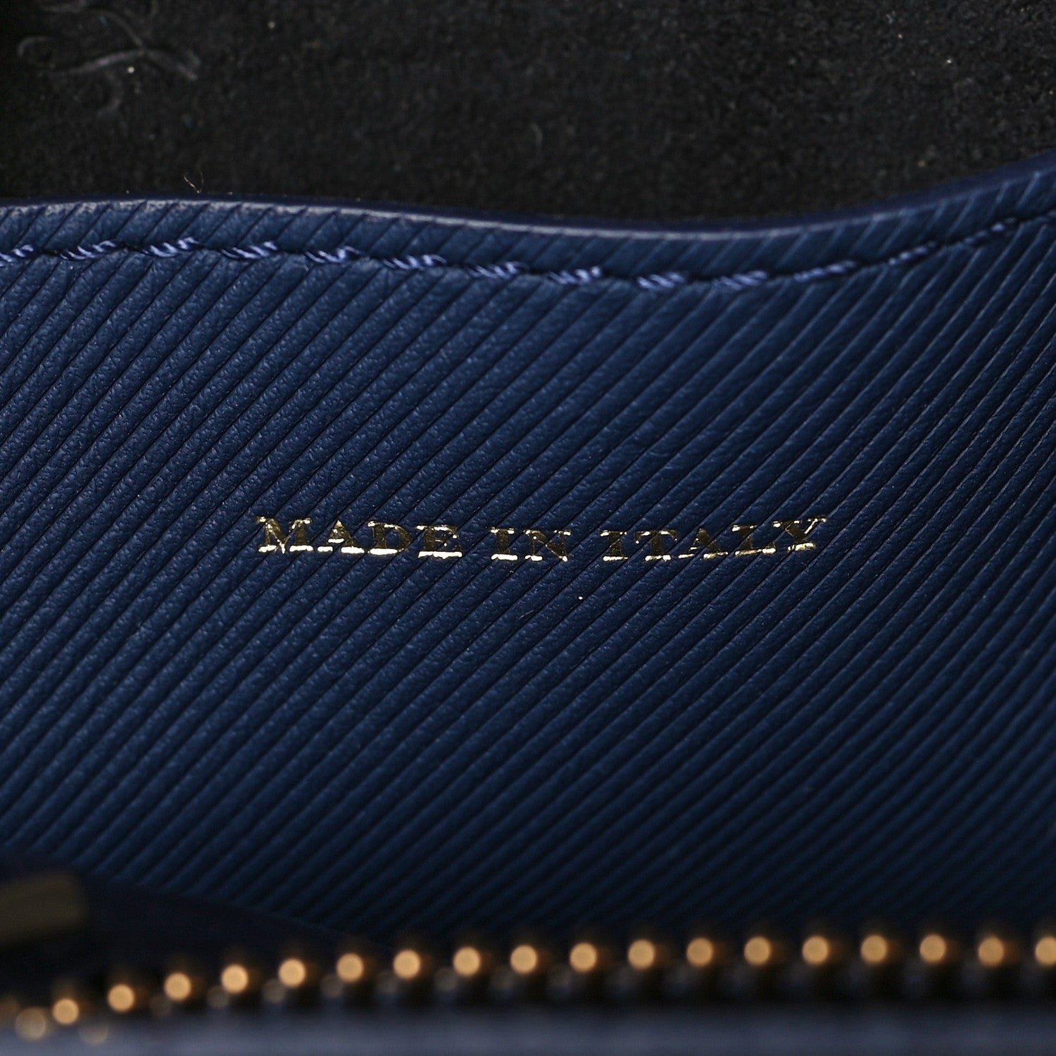 Burberry Trench Calfskin Medium DK88 Top Handle Bag Ink Blue 6 of 8