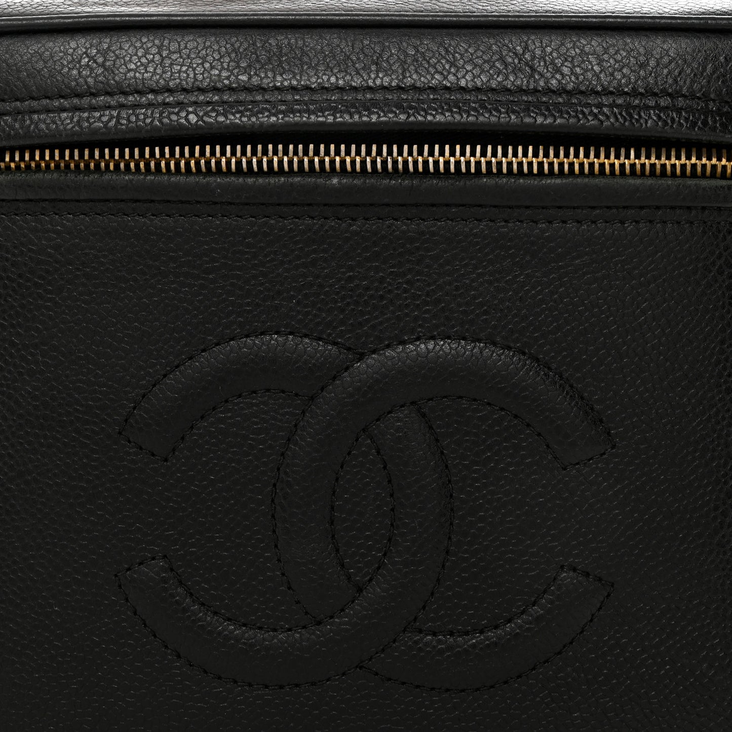 Caviar CC Vanity Train Case Black