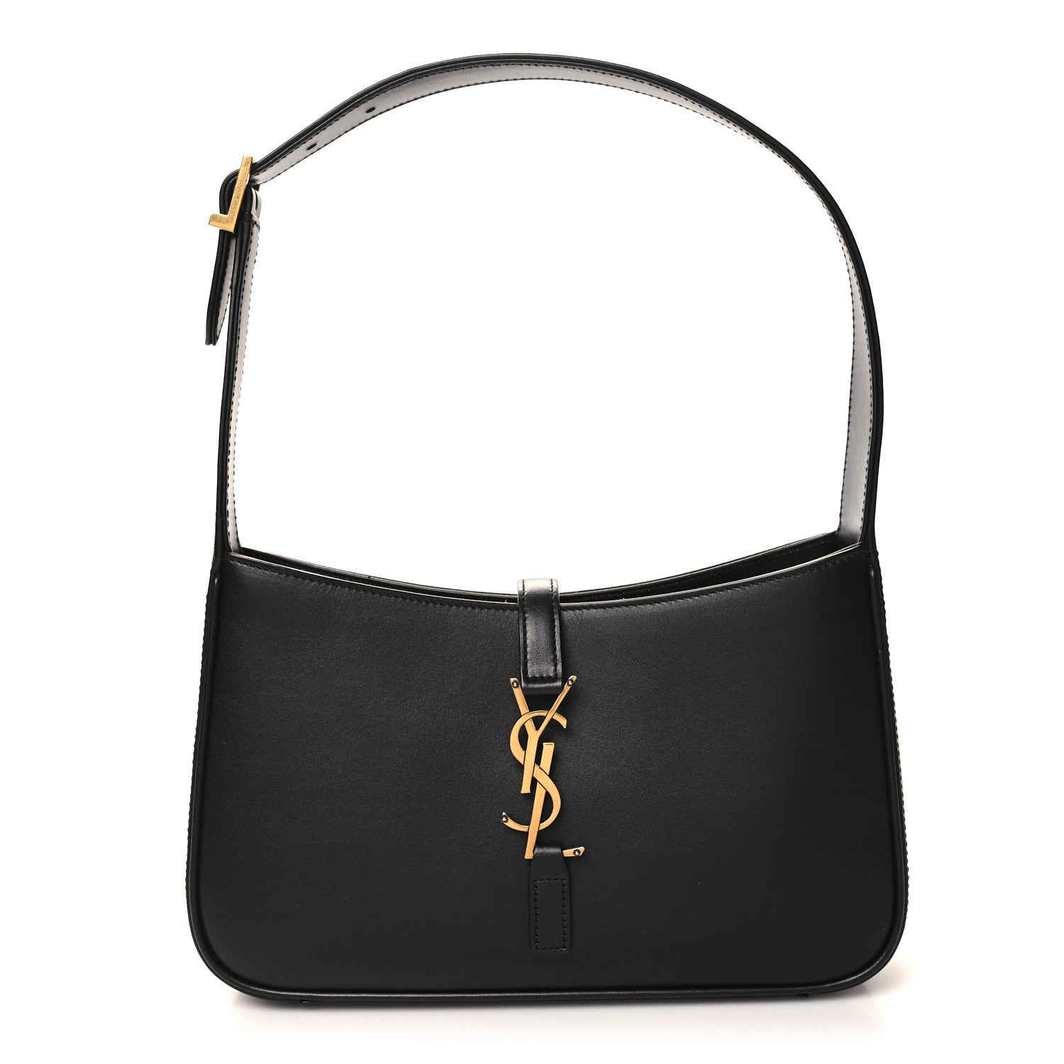 Saint Laurent Smooth Calfskin Le 5 A 7 Hobo Black 1 of 10