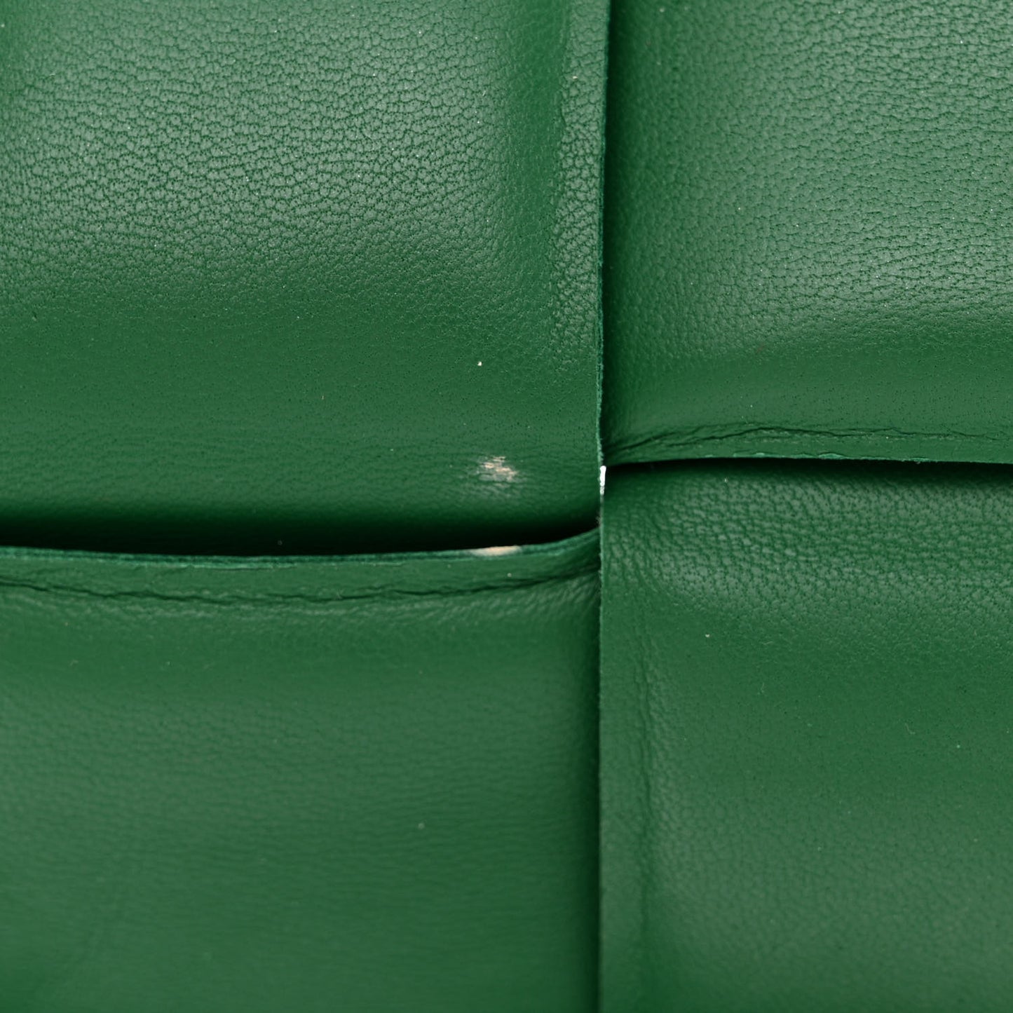 Nappa Maxi Intreccio Padded Cassette Crossbody Bag Racing Green