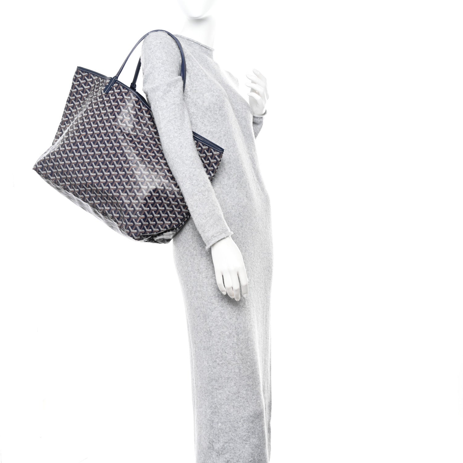 Goyard Goyardine Saint Louis GM Navy 2 of 11