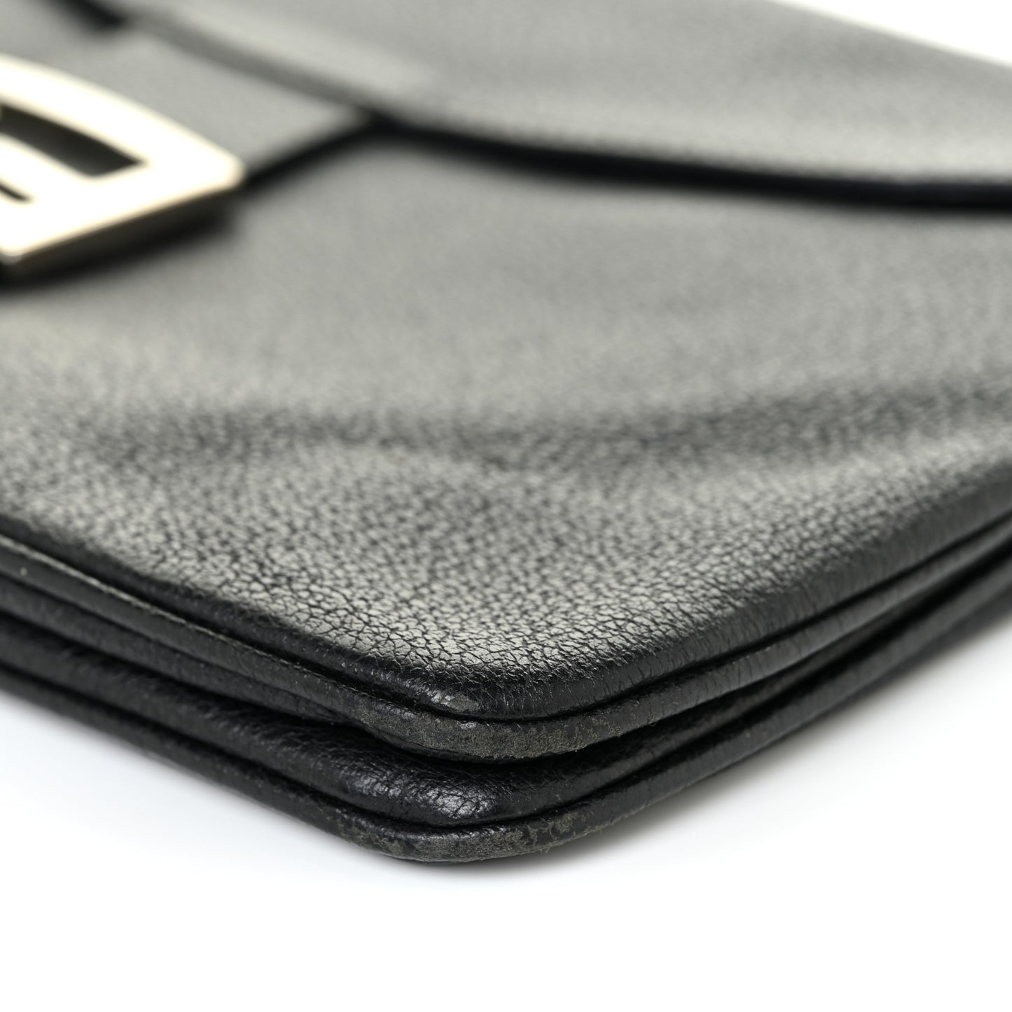 Calfskin Baguette Black