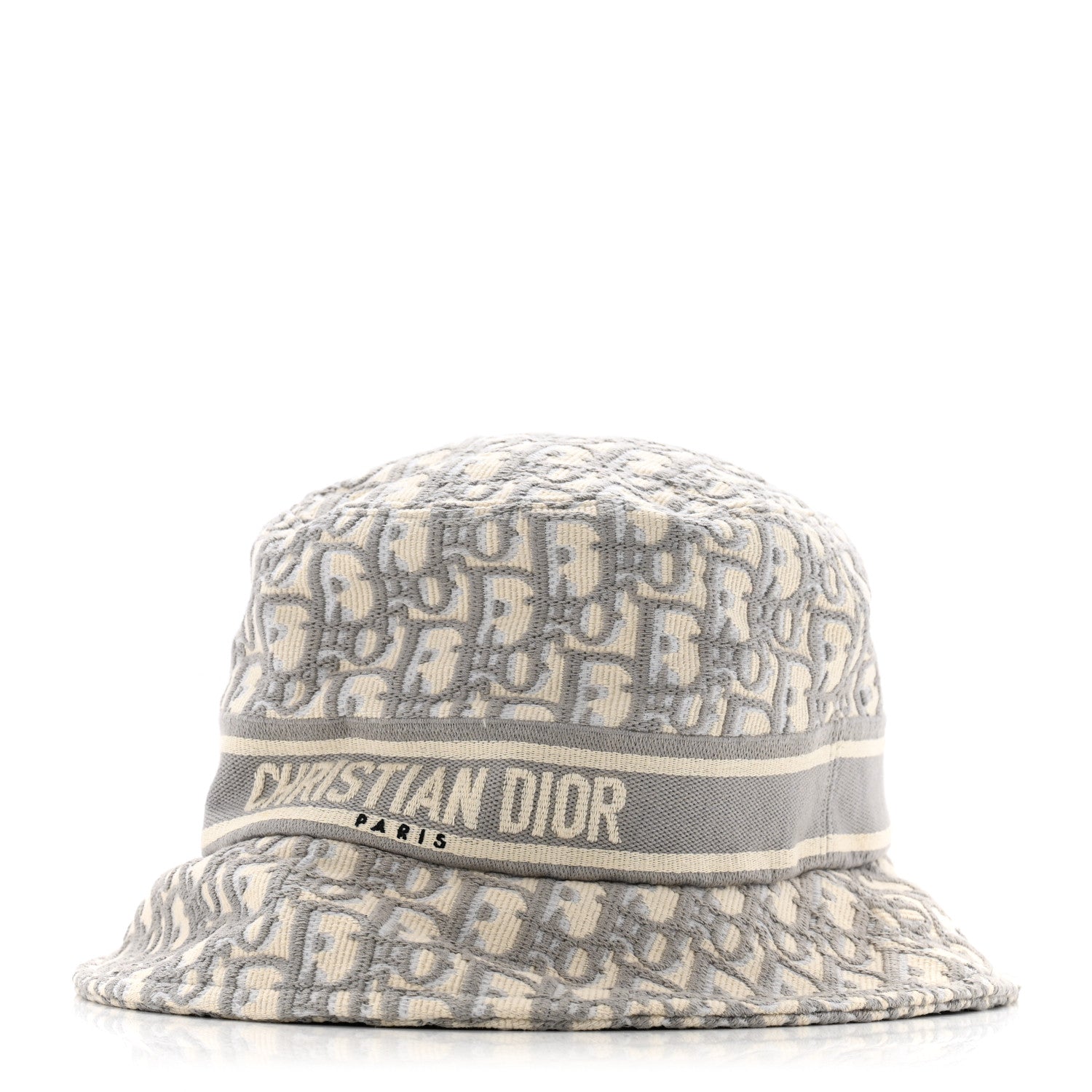 DIOR ハット　（Christian Dior）HAT Dior French Small Brim Blue Oblique Logo PVC Transparent Clear Sun