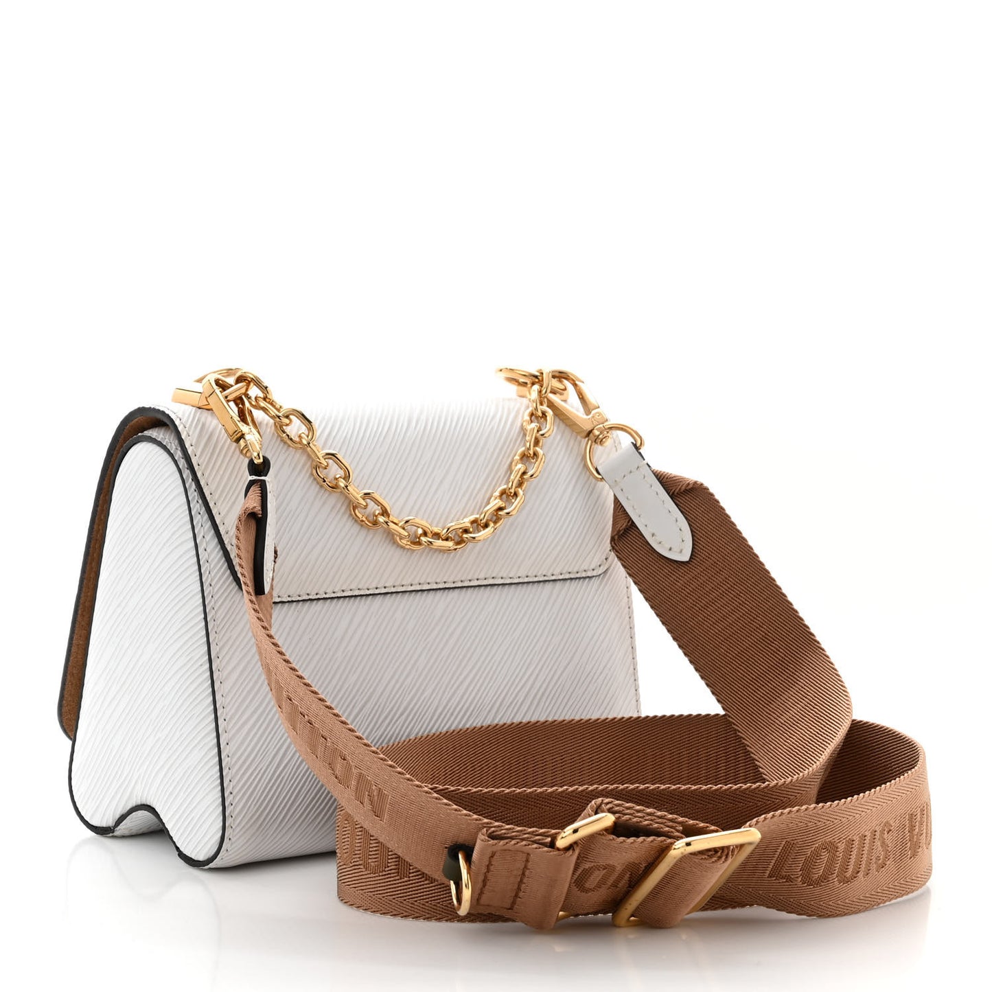 Epi Twist Shoulder Bag PM White
