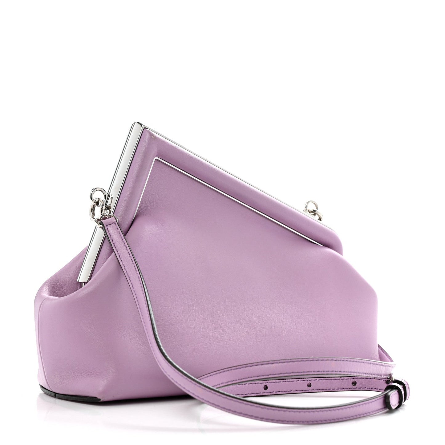 Shiny Nappa Small Fendi First Violetta