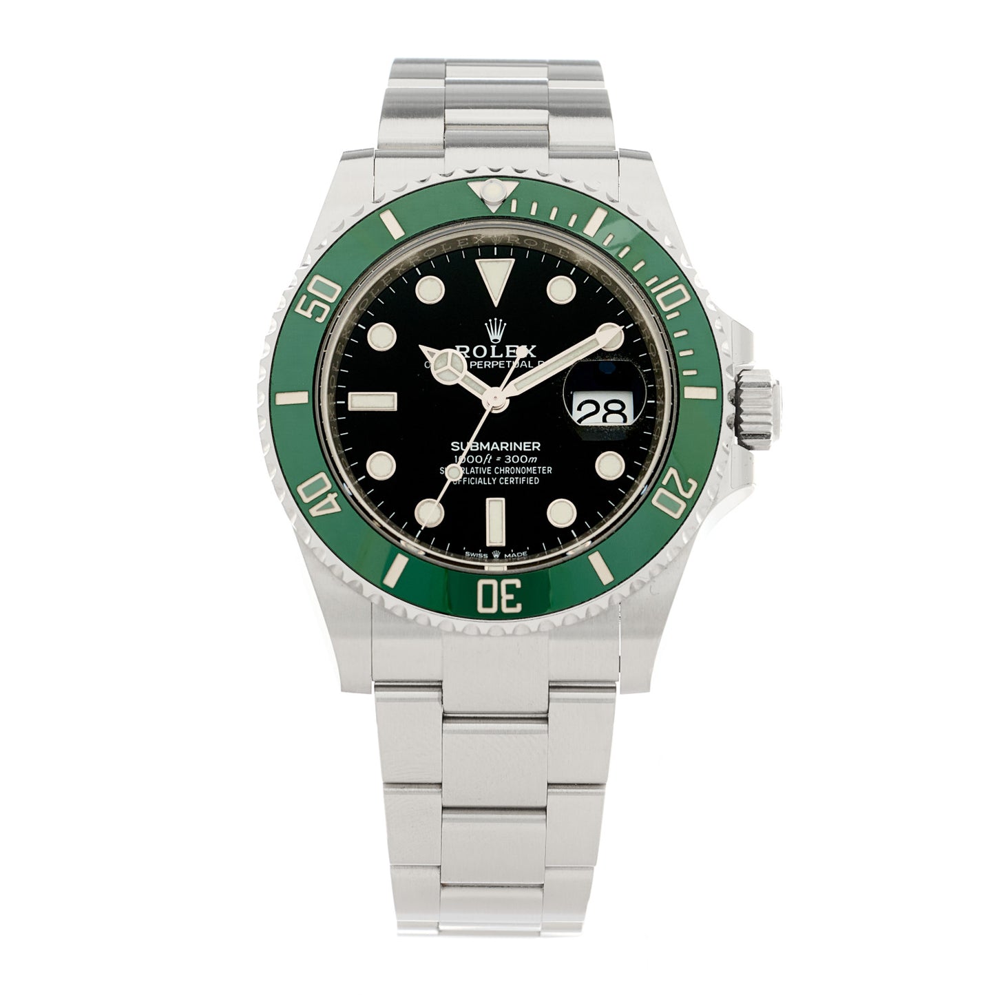 Stainless Steel 41mm Oyster Perpetual Submariner Date Starbucks Watch Black 126610LV