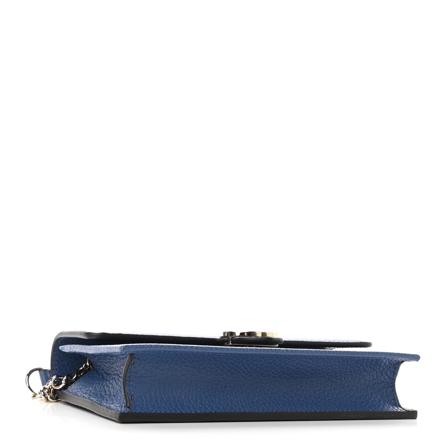 Gucci Dollar Calfskin Interlocking G Chain Wallet Caspian 4 of 9