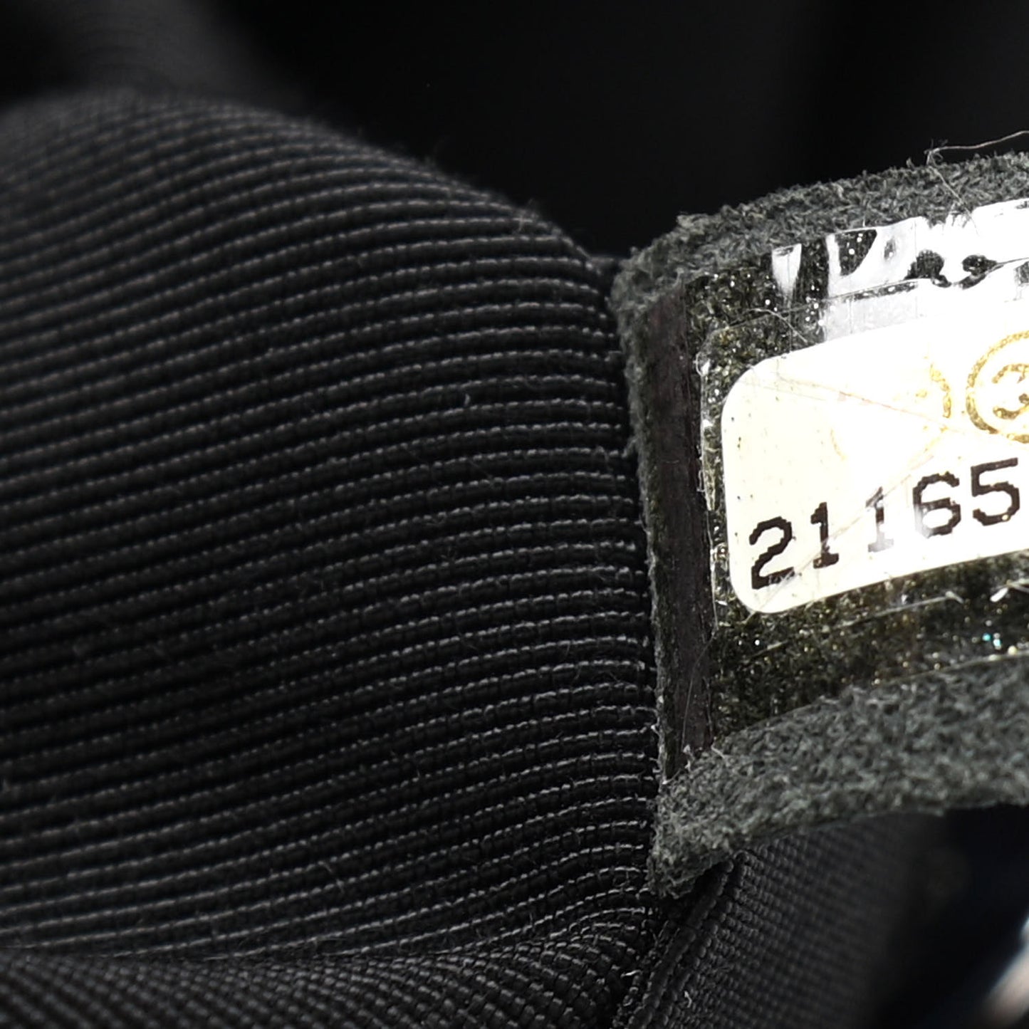 Tweed Paint Splatter Print Flap Black White