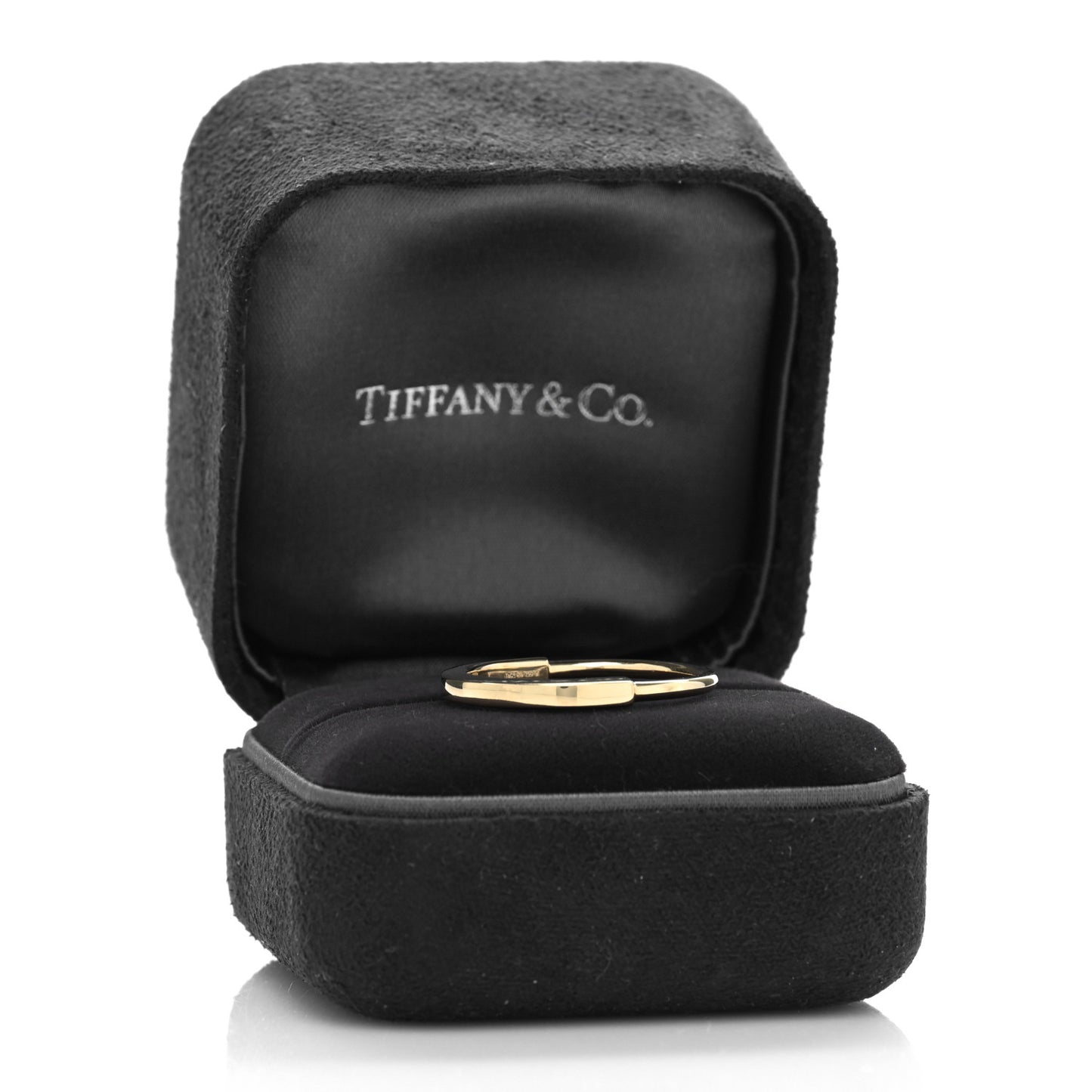 18K Yellow Gold Lock Ring 61 9.5