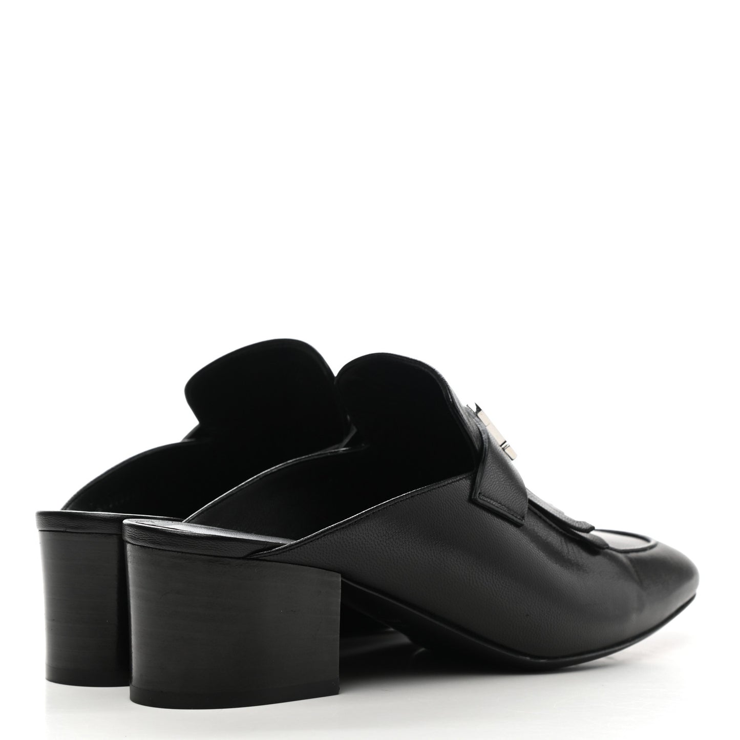 Goatskin Tuileries Mules 37 Black