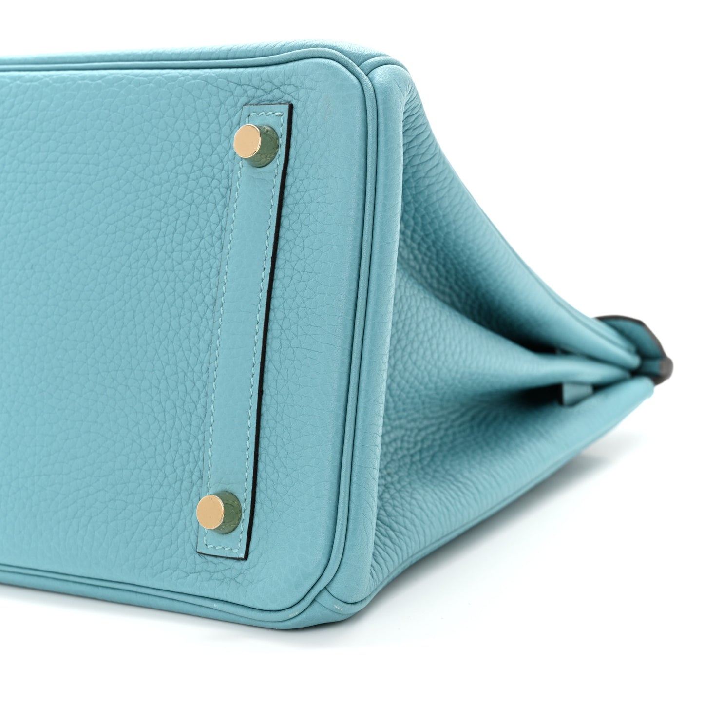 Taurillon Clemence Birkin 30 Bleu Saint Cyr