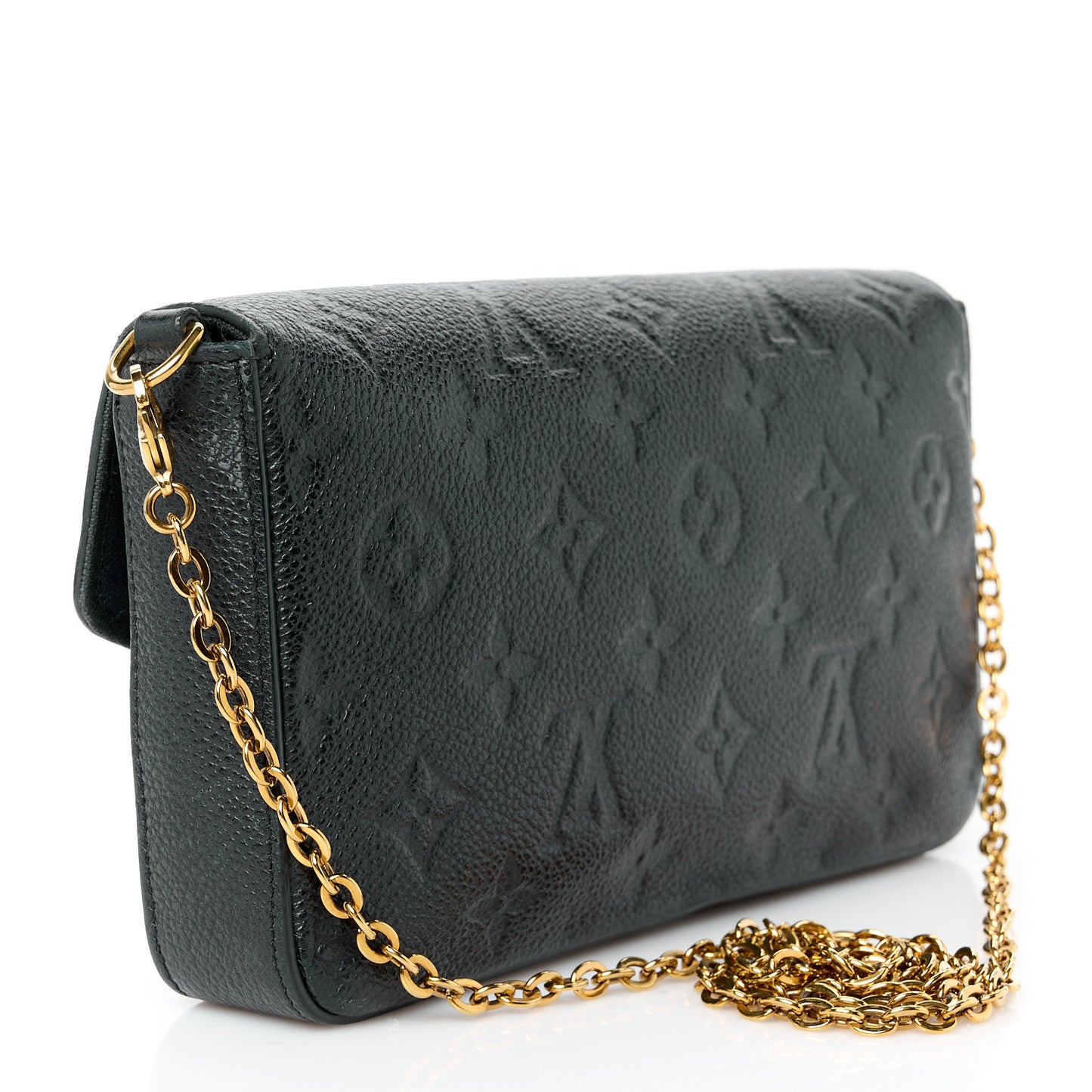 Empreinte Pochette Felicie Chain Wallet Black