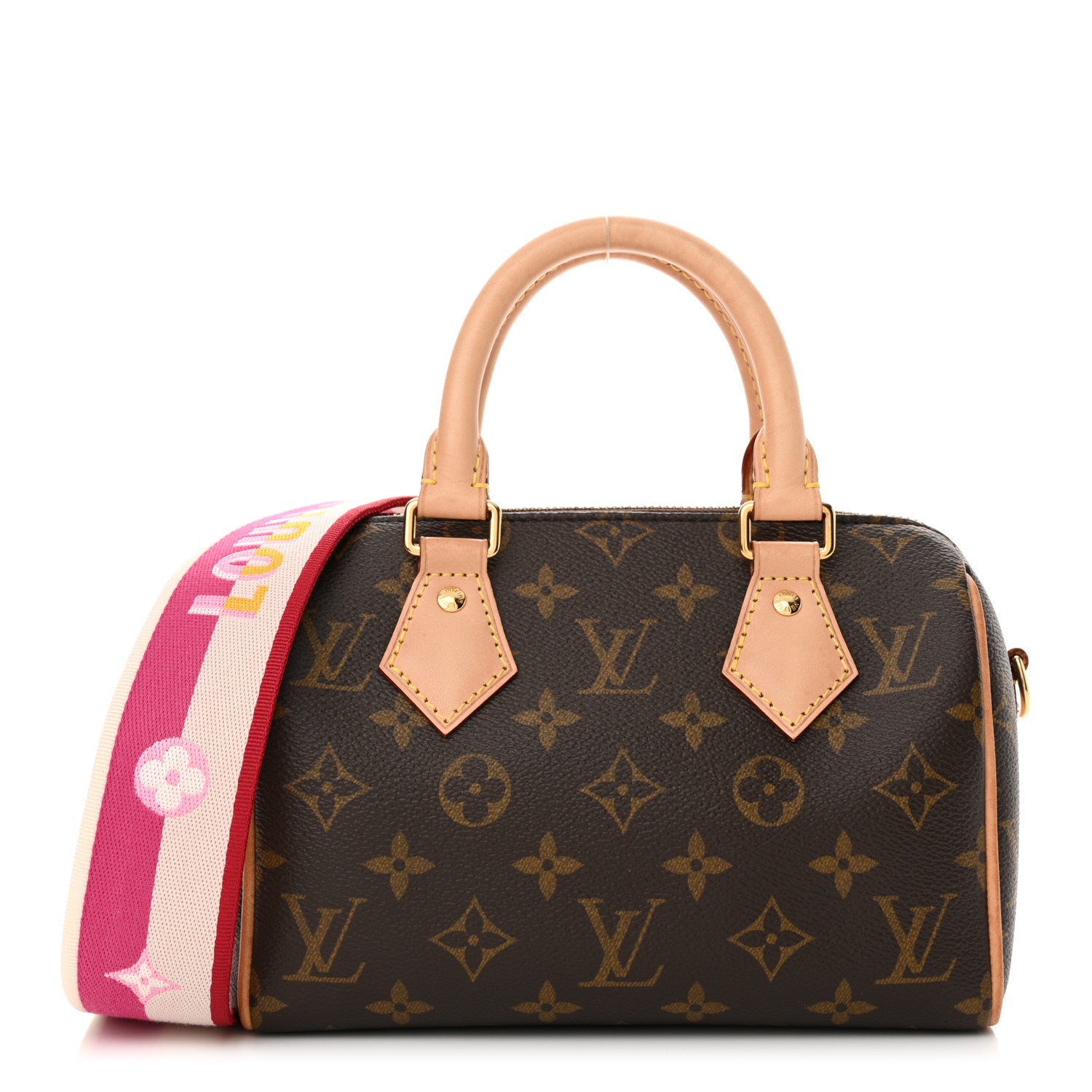 Louis Vuitton Monogram Speedy Bandouliere 20 Fuchsia 1 of 11