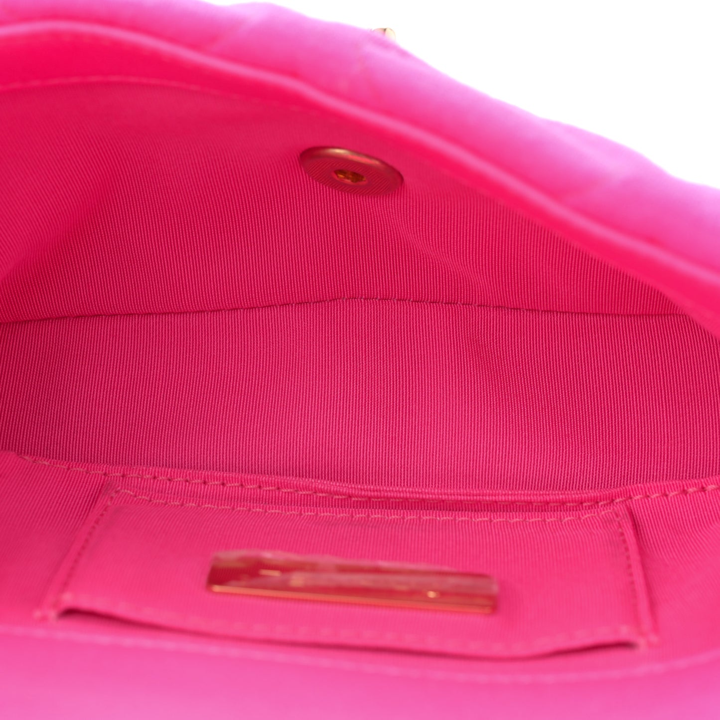 Jersey Quilted Chanel 19 Waist Bag Pink