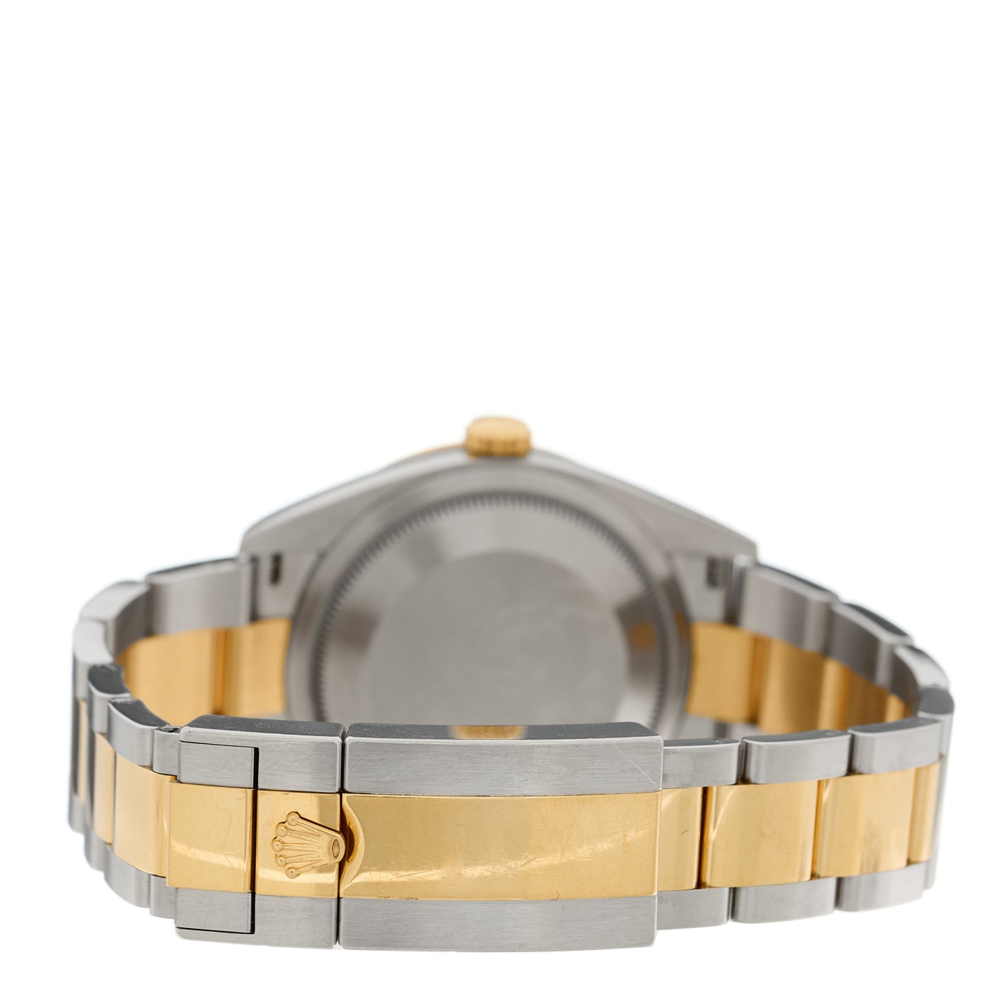 Stainless Steel 18K Yellow Gold 36mm Oyster Perpetual Explorer Watch Black 124273