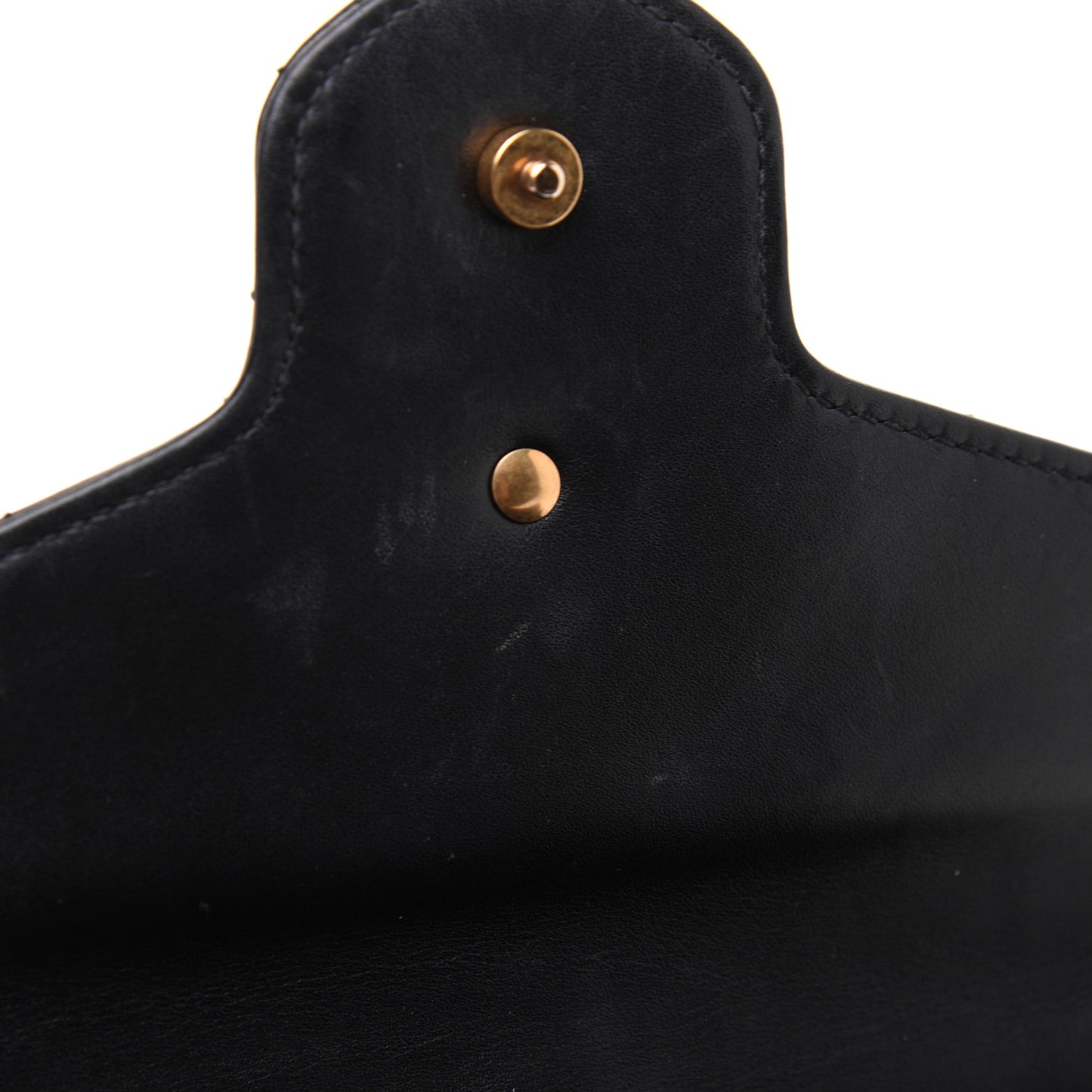 Calfskin Matelasse GG Marmont Chain Wallet Black