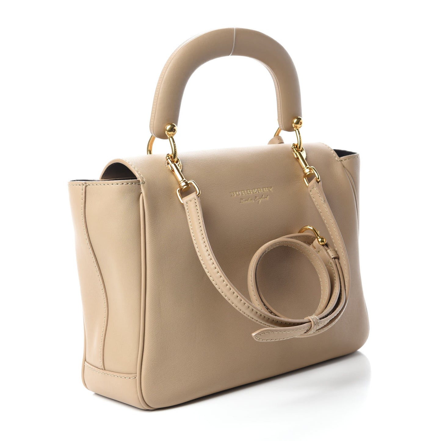 Trench Calfskin Medium DK88 Top Handle Bag Honey