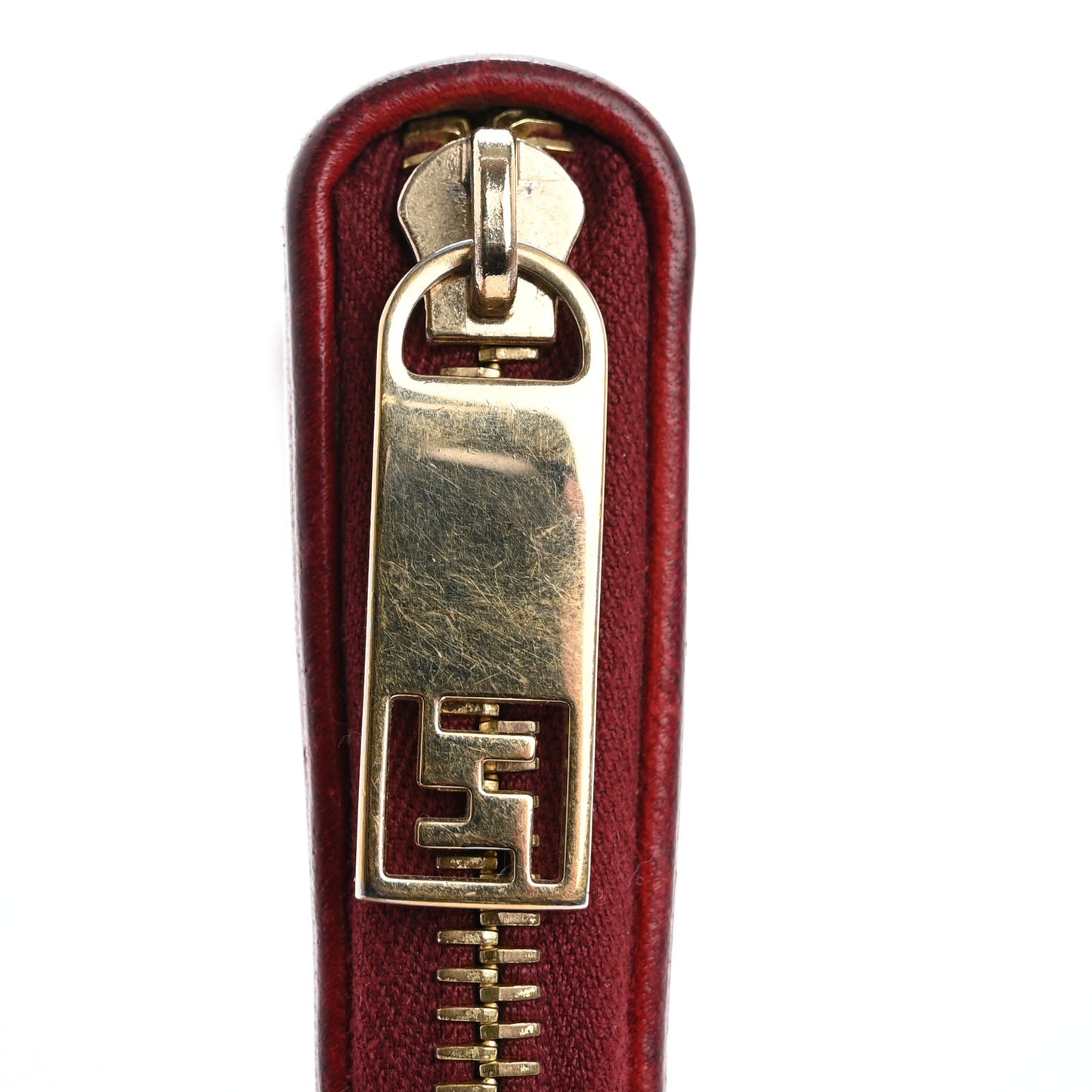 Zucca Zip Around Wallet Red