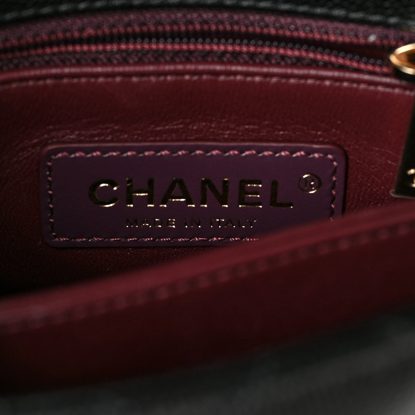 Caviar Quilted Extra Mini Coco Handle Flap Black