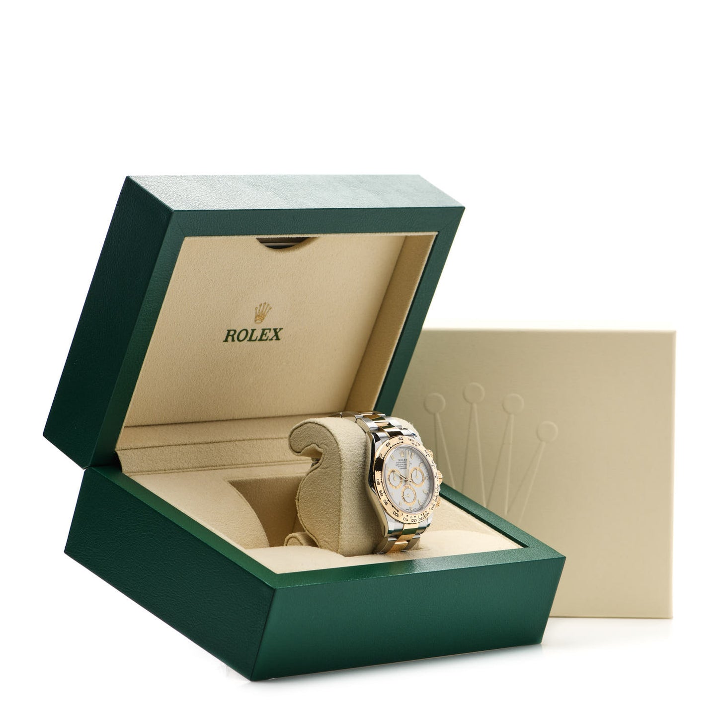 Stainless Steel 18K Yellow Gold 40mm Oyster Perpetual Cosmograph Daytona Watch White 116503