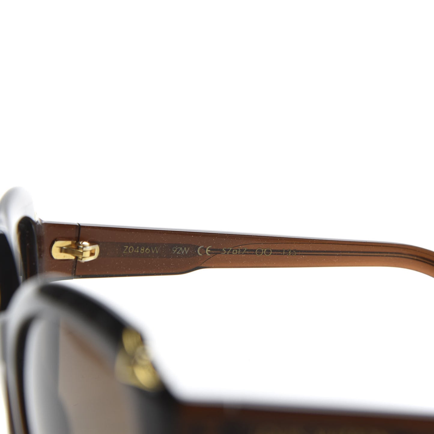 Hortensia Cat Eye Sunglasses Z0486W Brown Glitter