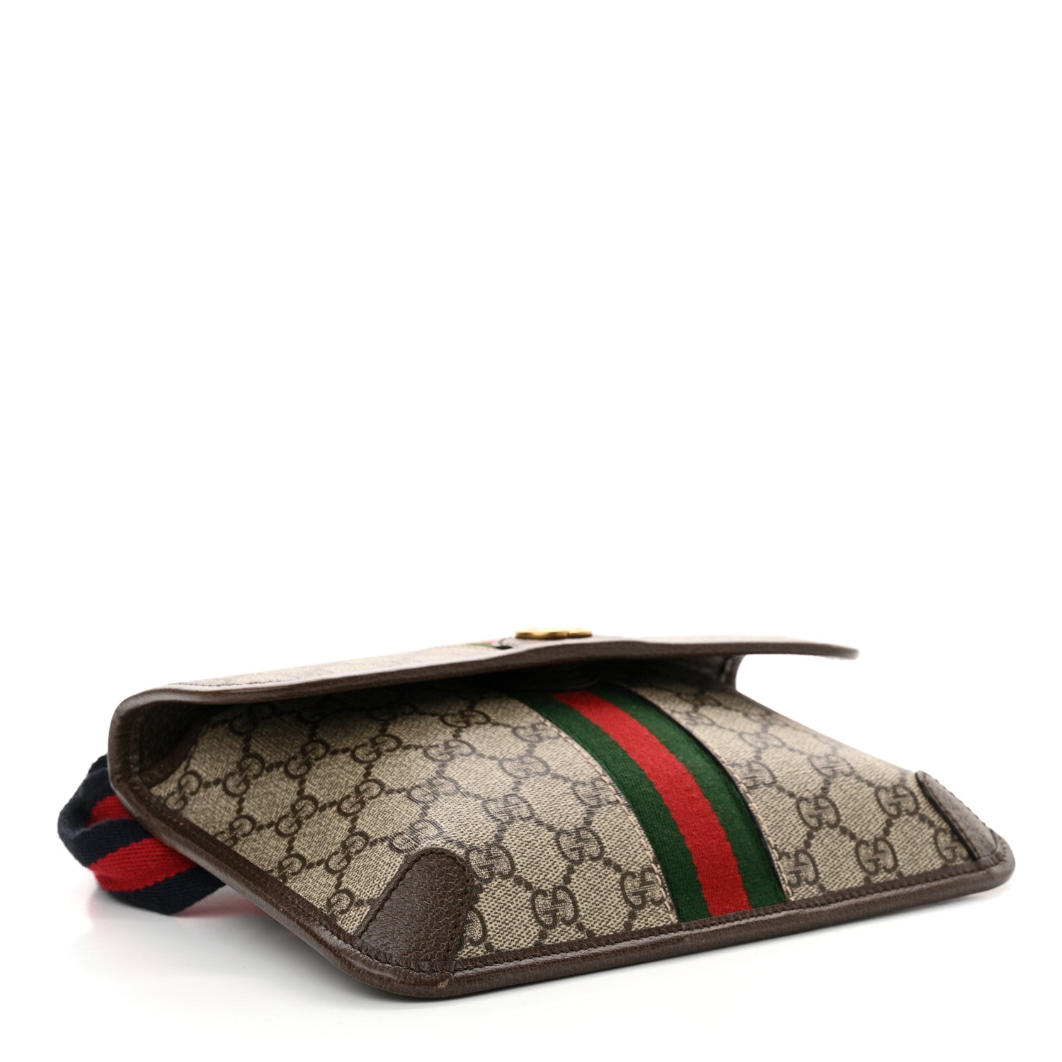 Gucci GG Supreme Monogram Web Small Ophidia Belt Bag Brown 4 of 13