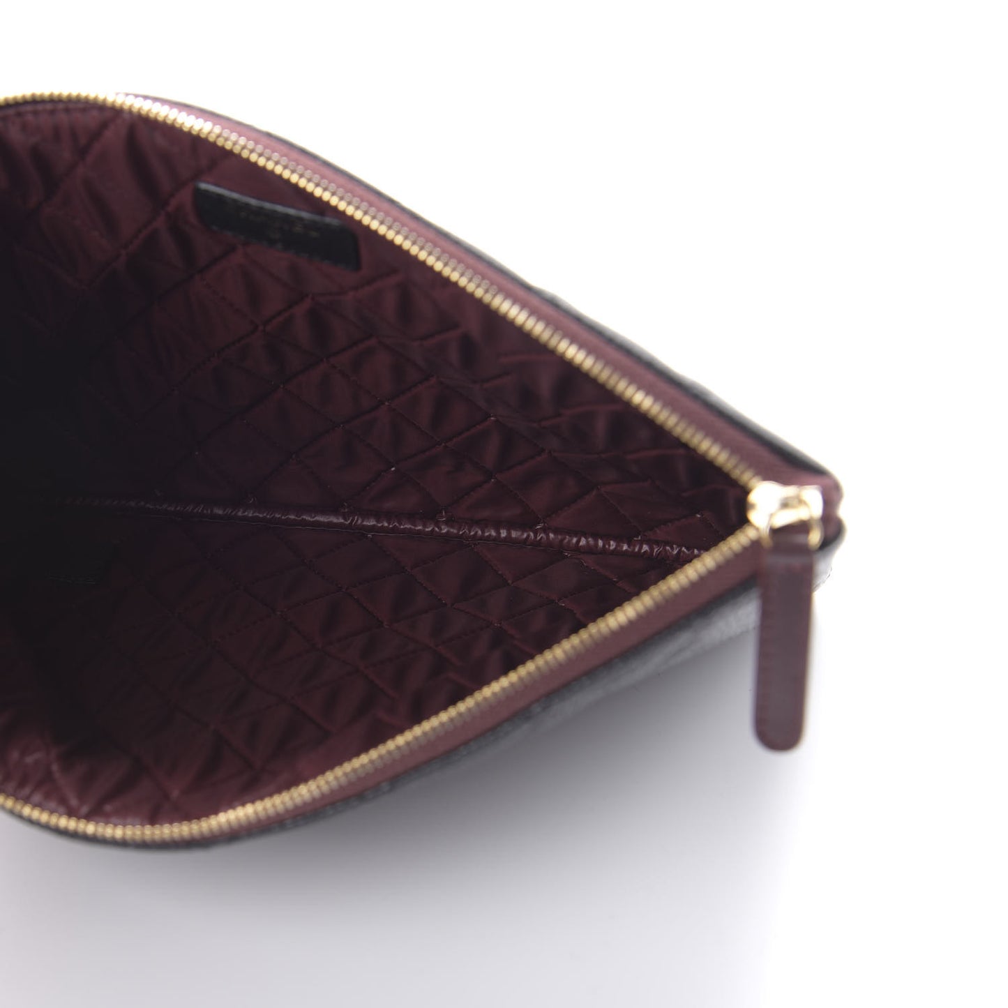 Caviar Quilted Medium Cosmetic Case Black