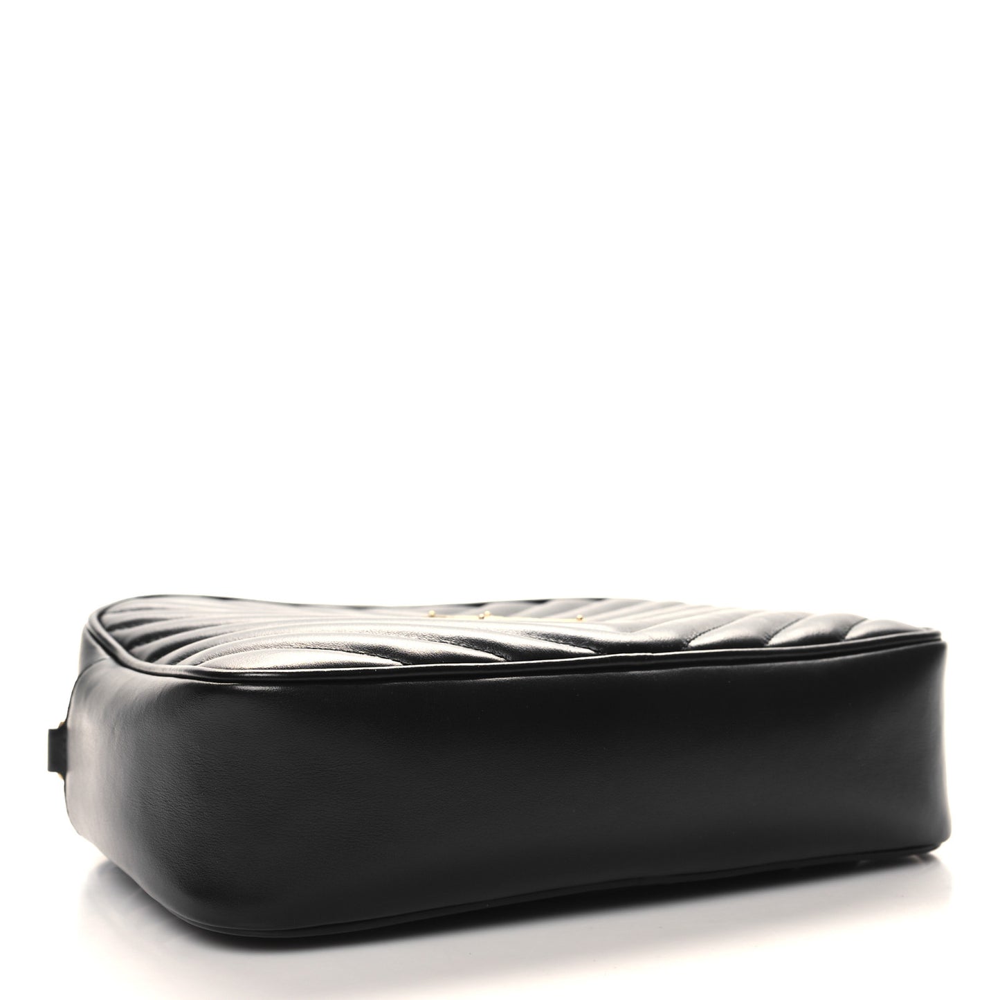 Calfskin Matelasse Monogram Lou Camera Bag Black