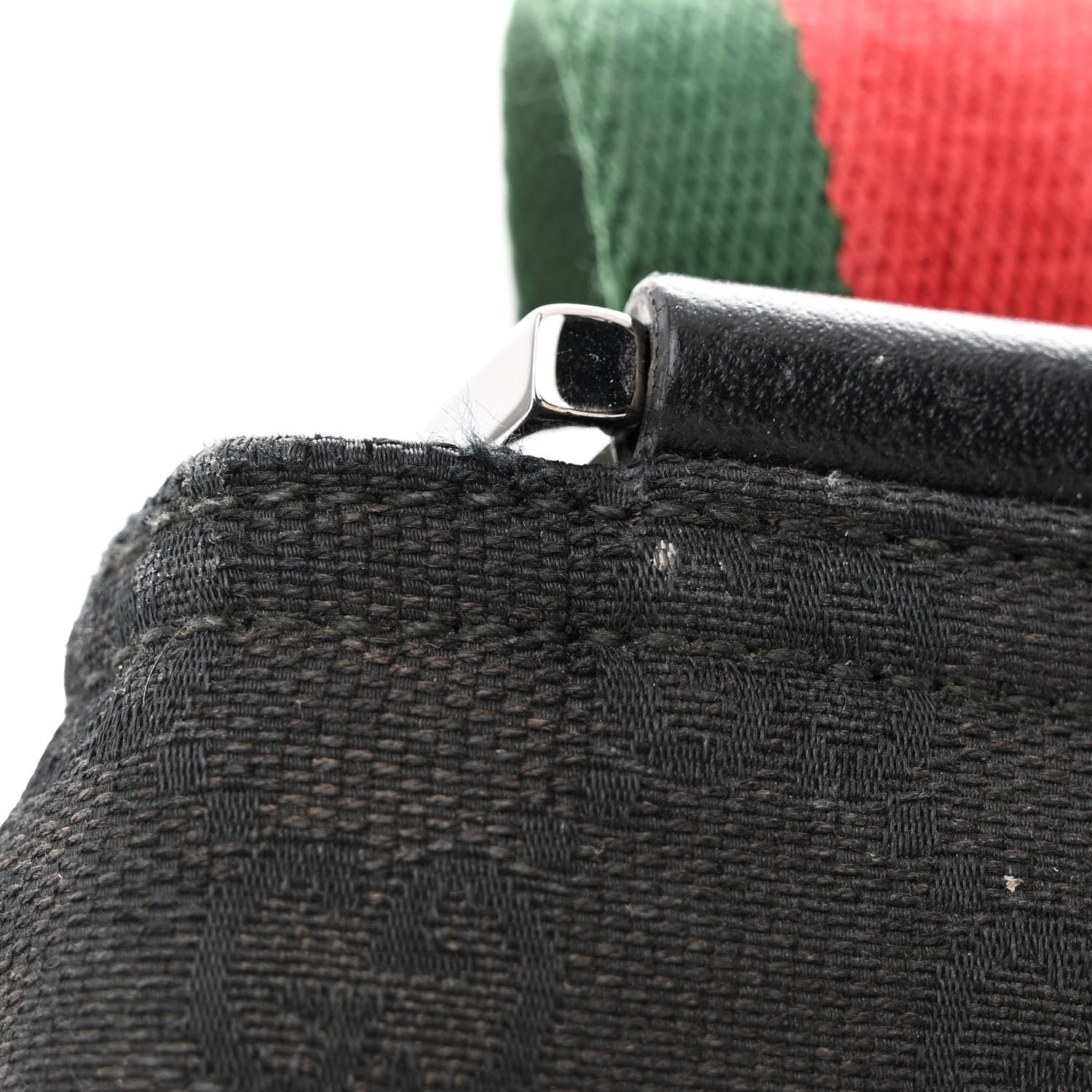 Gucci Monogram Signature Web Small Messenger Black 15 of 18