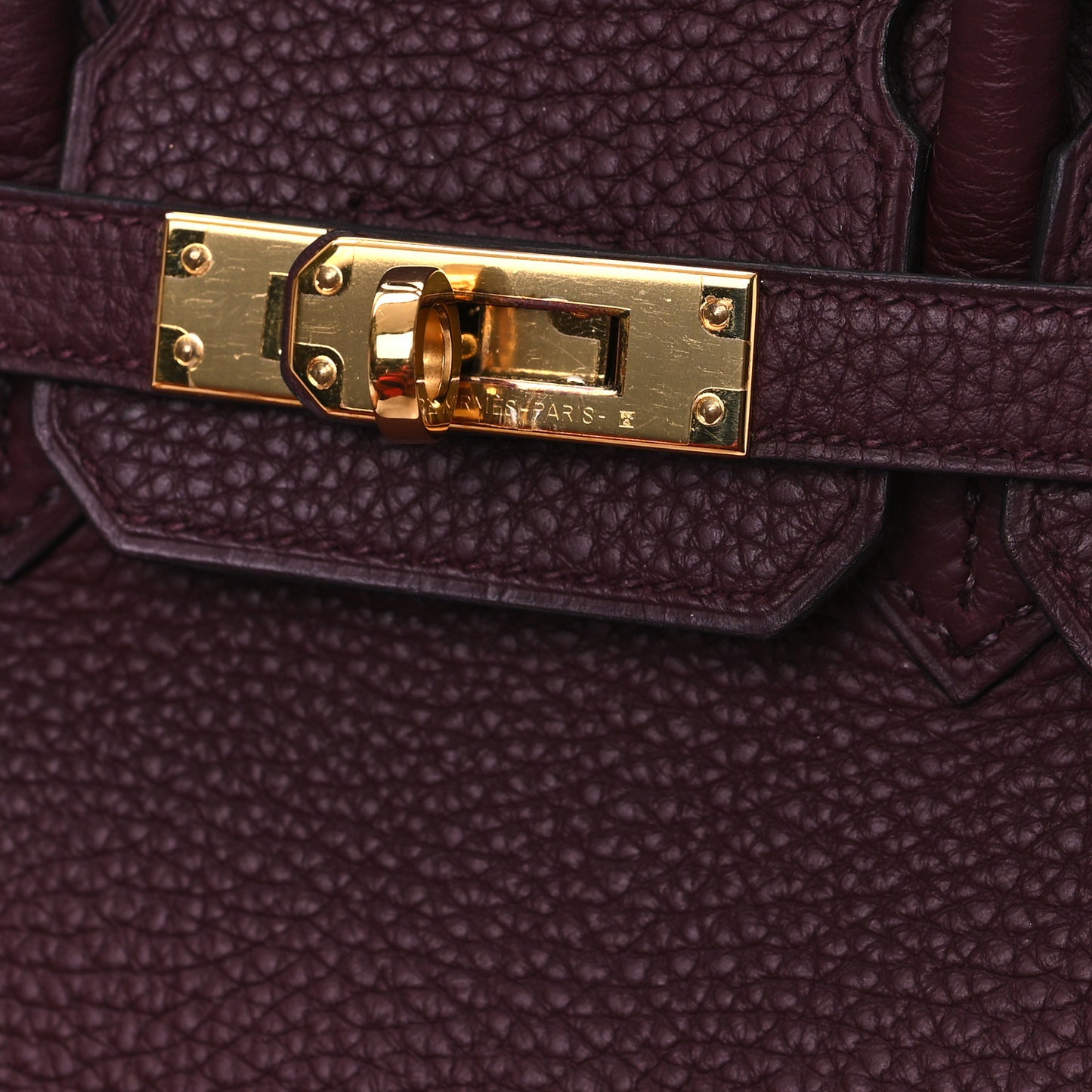 Togo Birkin 25 Bordeaux