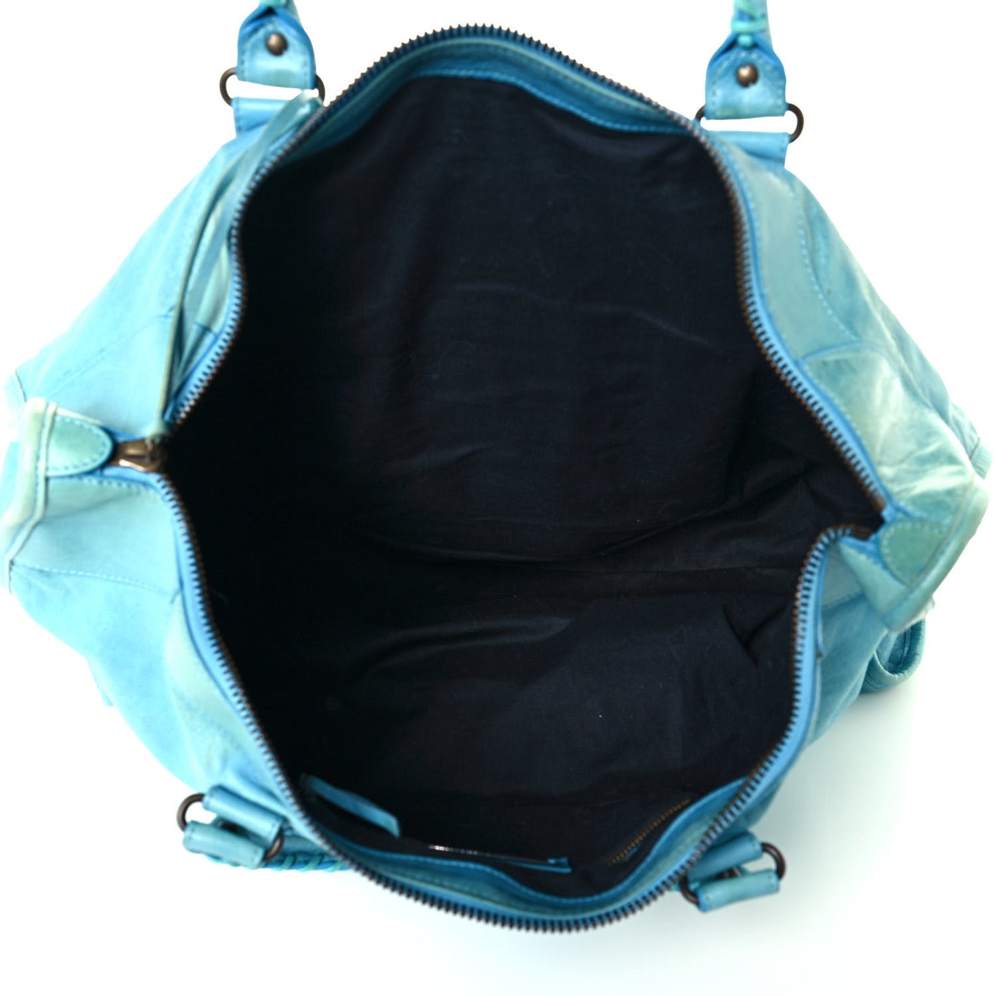 Agneau Classic Hardware Weekender Sky Blue